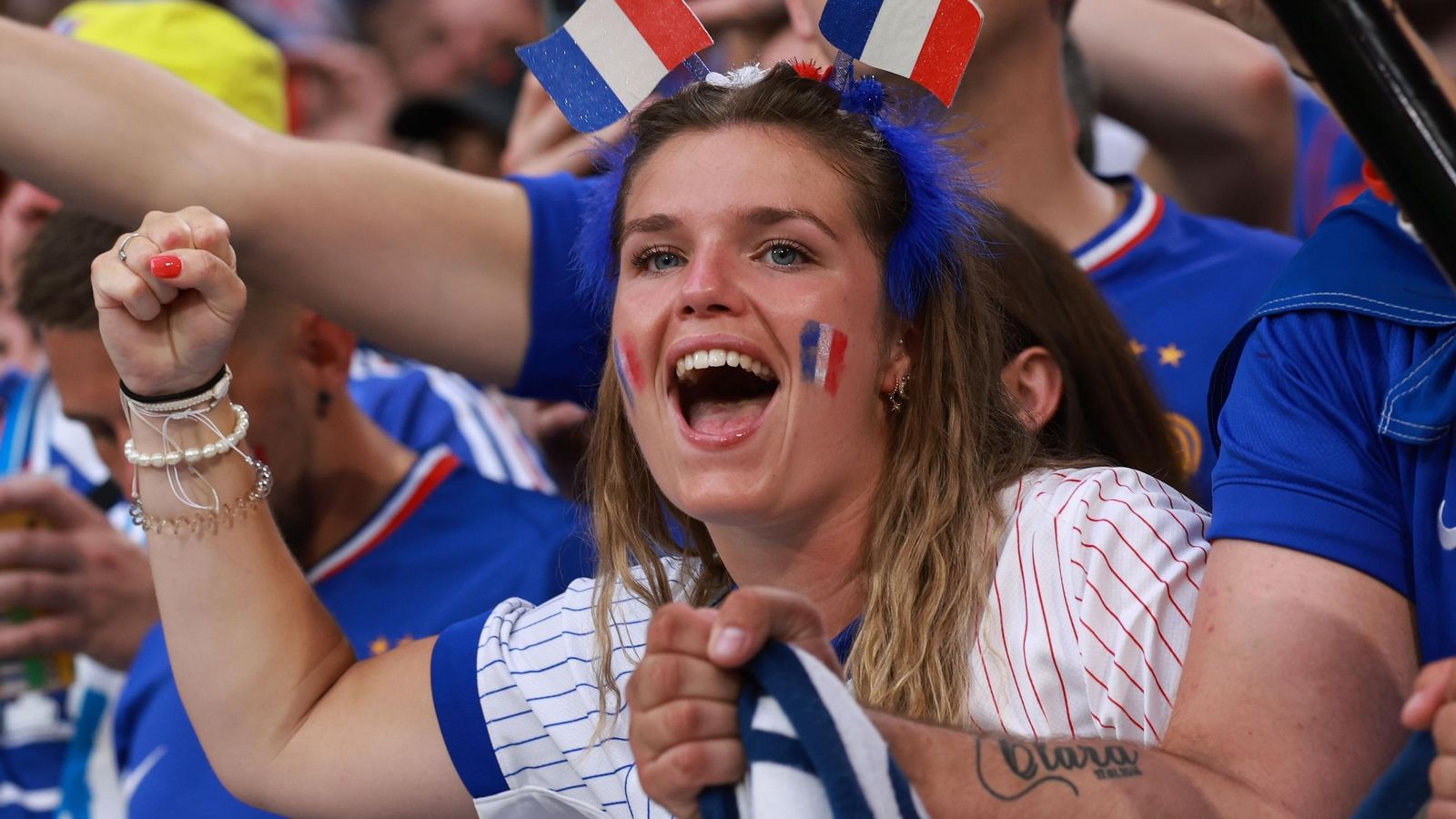 Las mejores imágenes del España - Francia
