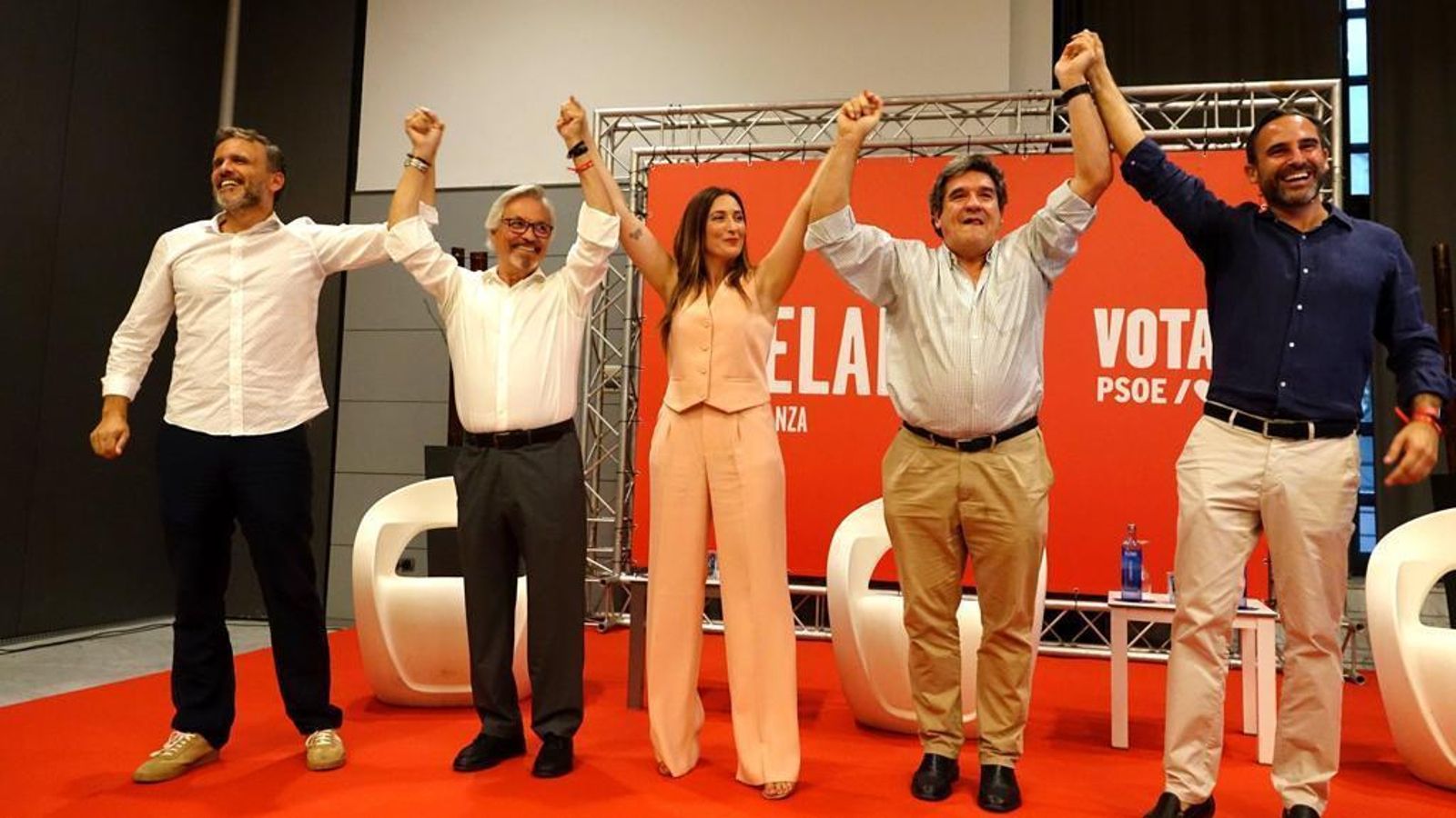 López, Granados, Ramírez, Escrivá y Pérez  cierran la campaña en Málaga.