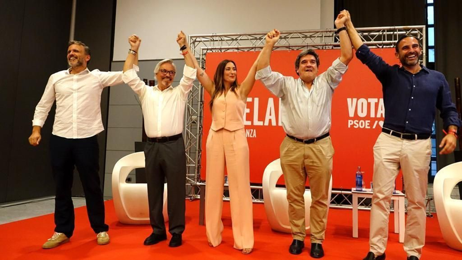 López, Granados, Ramírez, Escrivá y Pérez  cierran la campaña en Málaga.