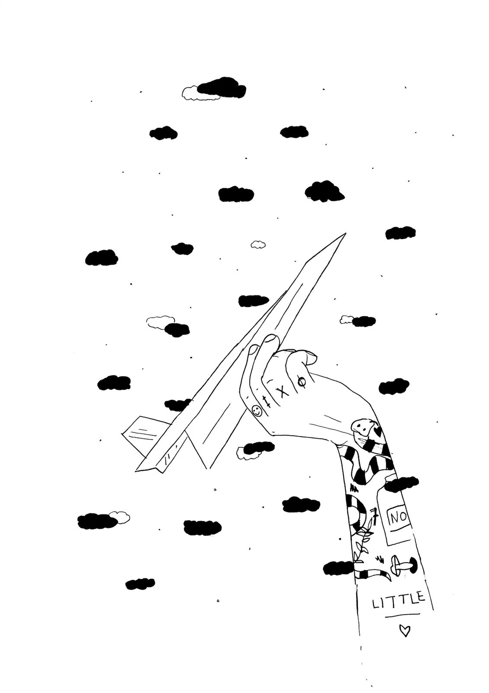 Dos de las obras expuestas en 'Mira cómo vuelo'.