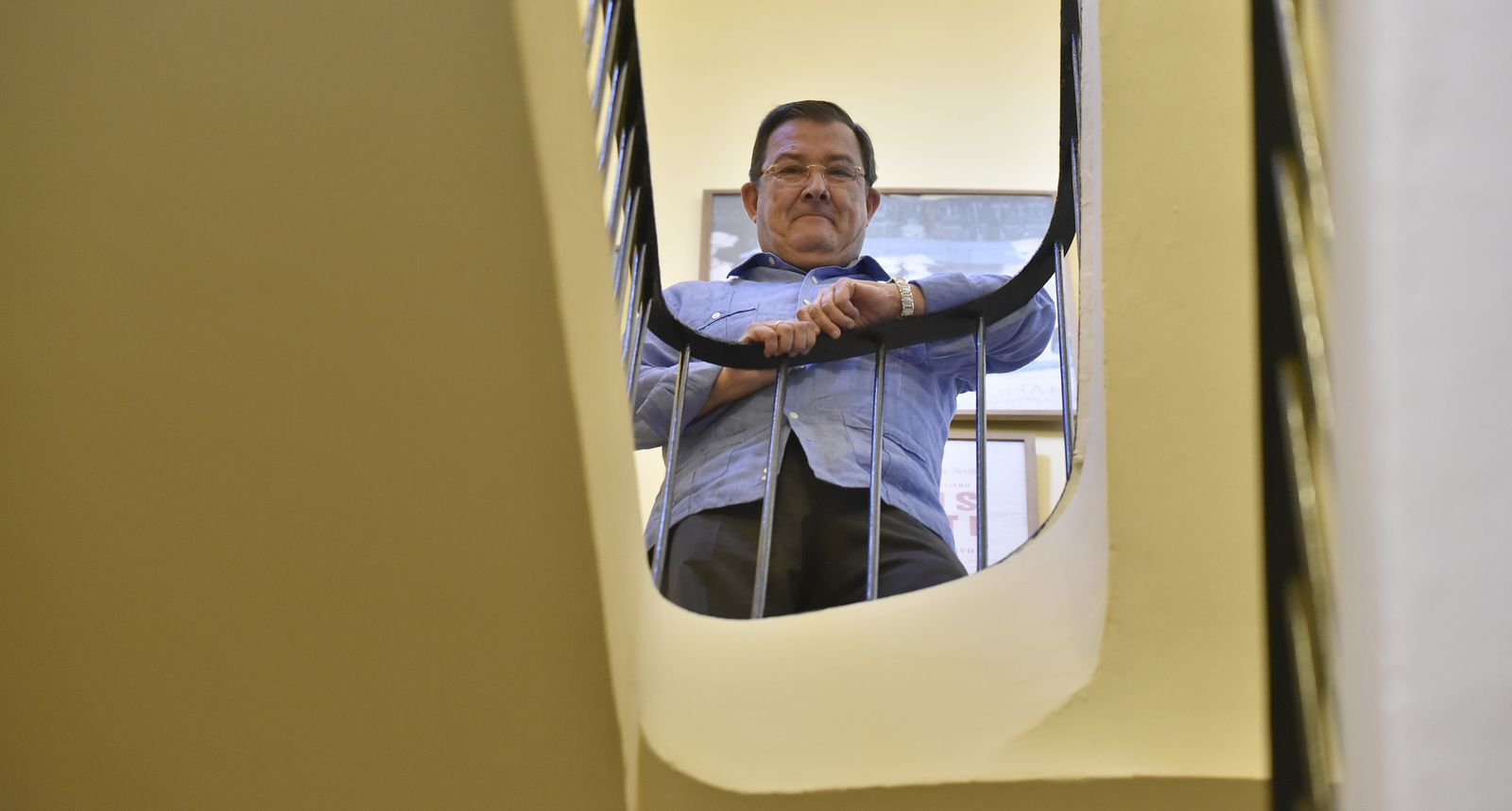 Joaquín Sainz de la Maza, en la sede del Consejo de Cofradías