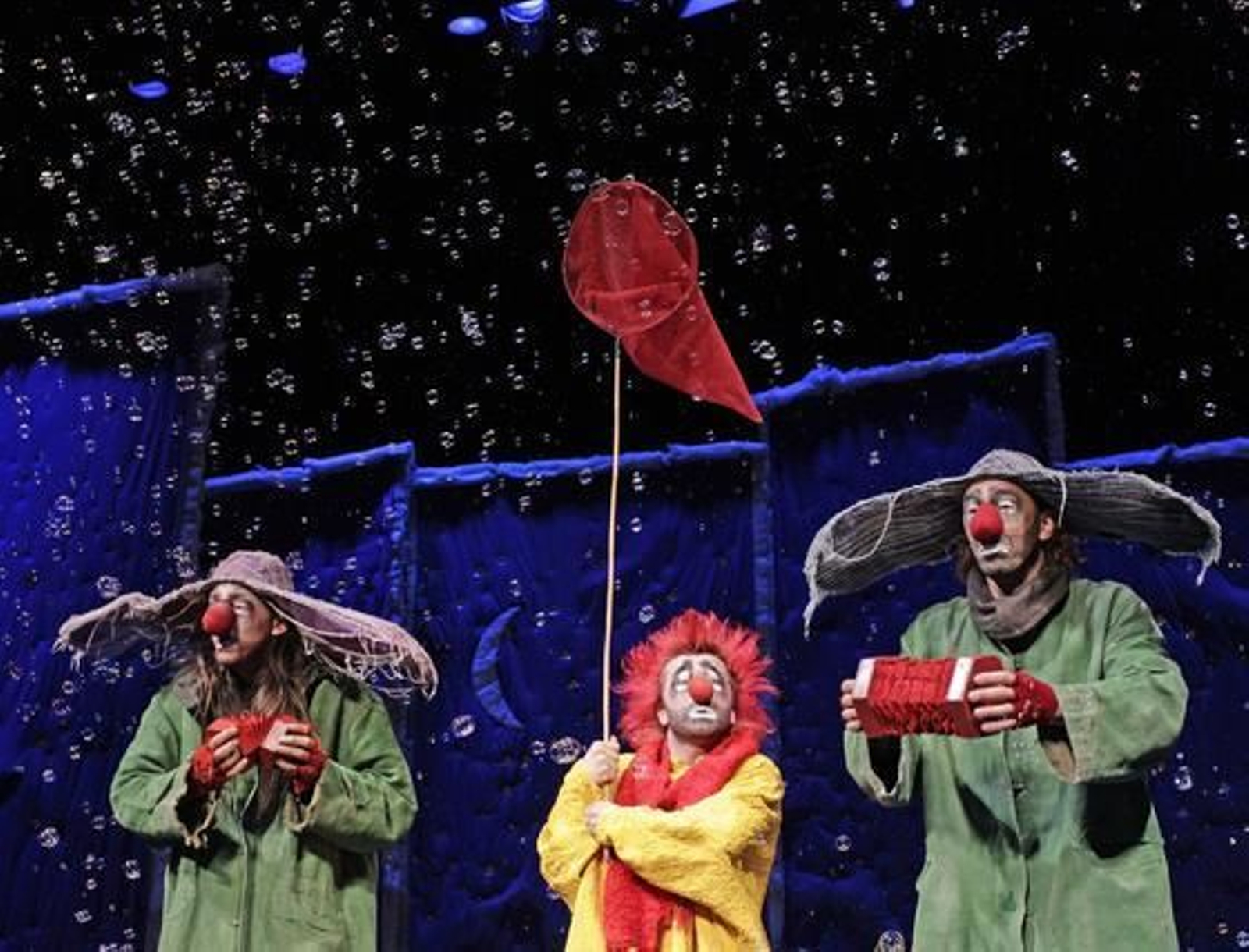 Una imagen de 'Slava's Snowshow', de la compañía de Slava Polunin. / Antonio Pizarro