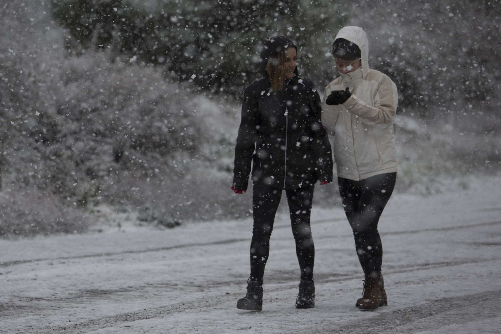 Fotos de la nieve en Ronda