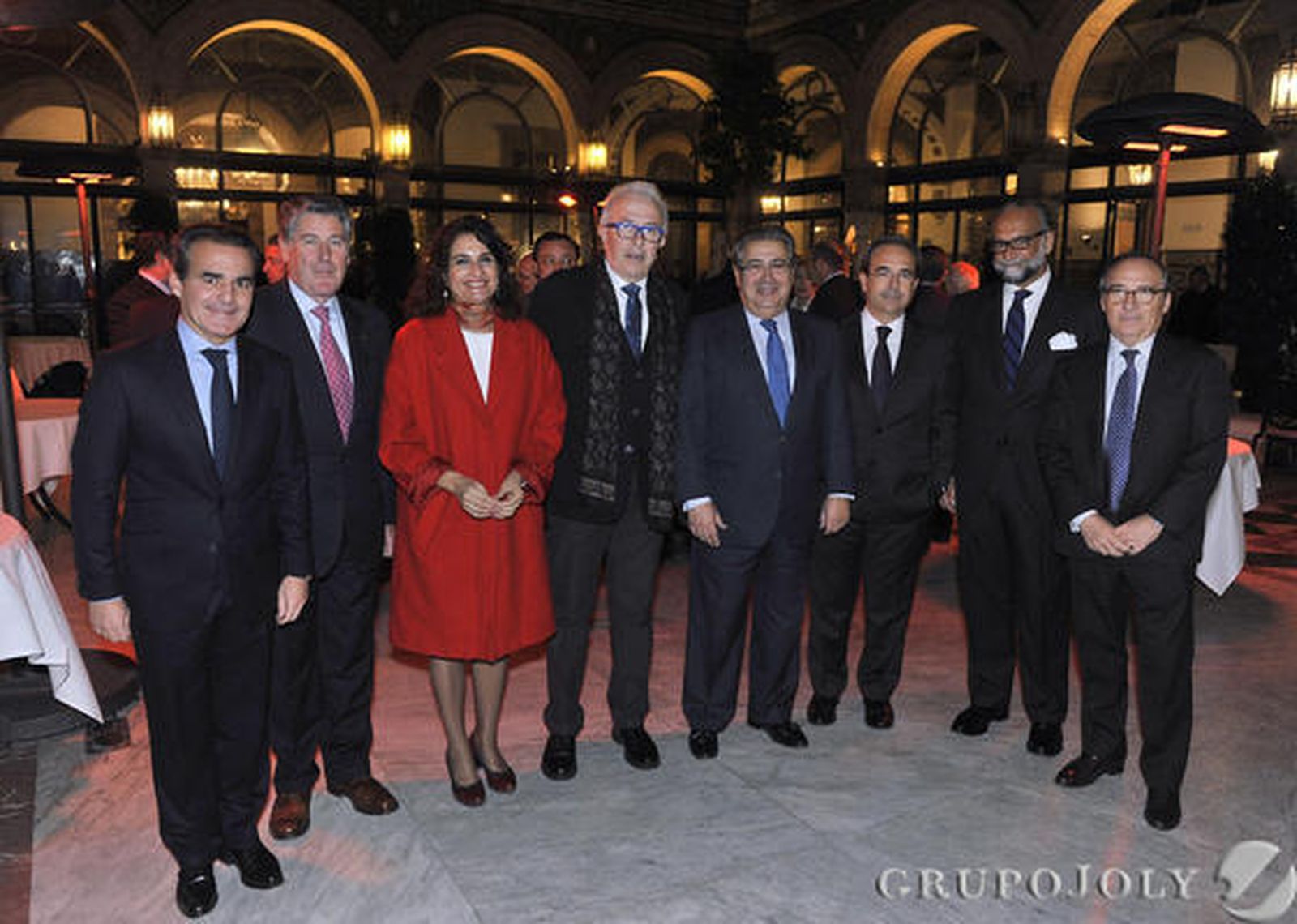 Rafael Herrador, Miguel Gallego, María Jesús Montero, José Sánchez Maldonado, Juan Ignacio Zoido, Juan Carlos Fernández, José María O'Kean y Antonio Hernández Callejas./ Antonio Pizarro/Juan Carlos Vázquez/ Juan Carlos Muñoz/Belén Vargas