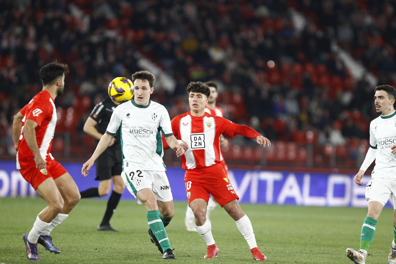 Las imágenes del partido U.D. Almería-S.D. Huesca