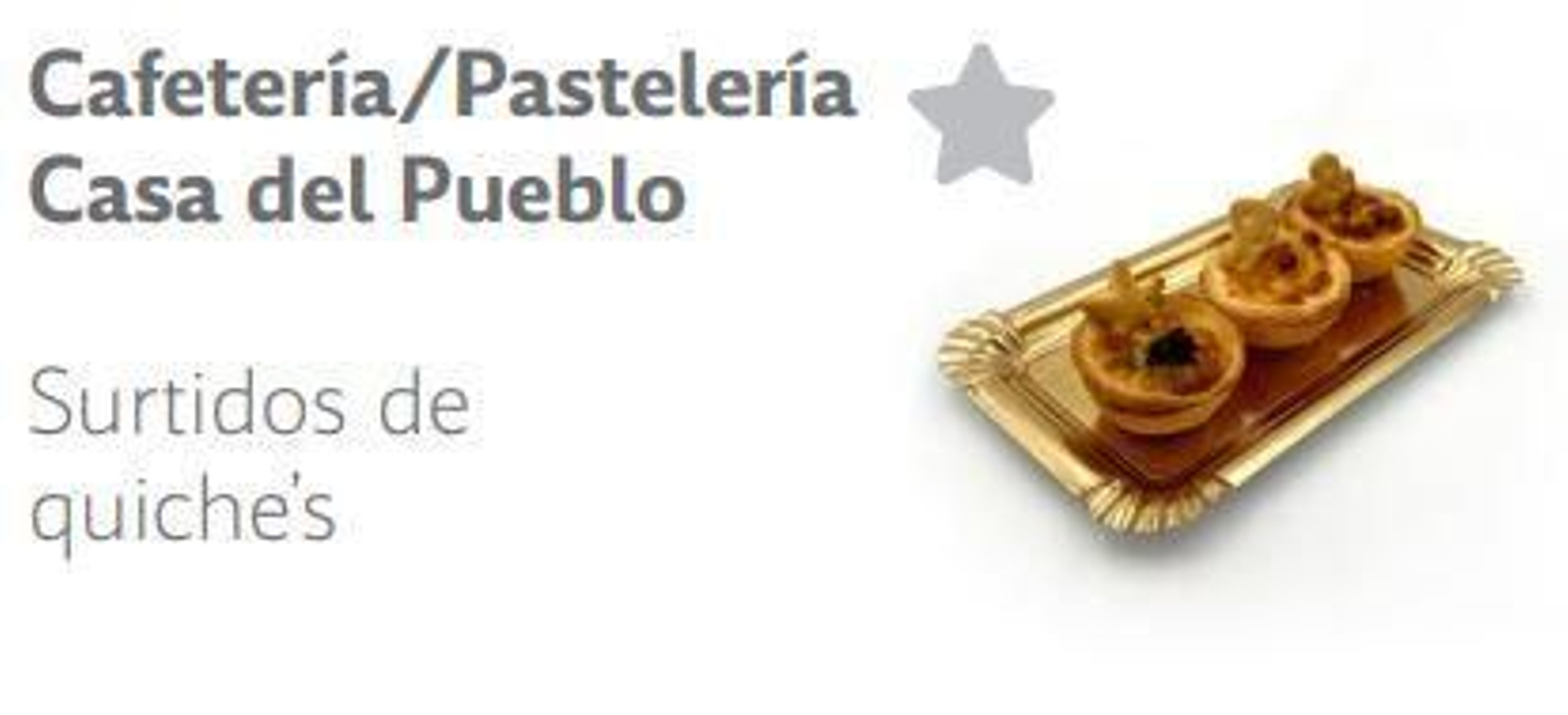 Cafetería Pastelería Casa del Pueblo
