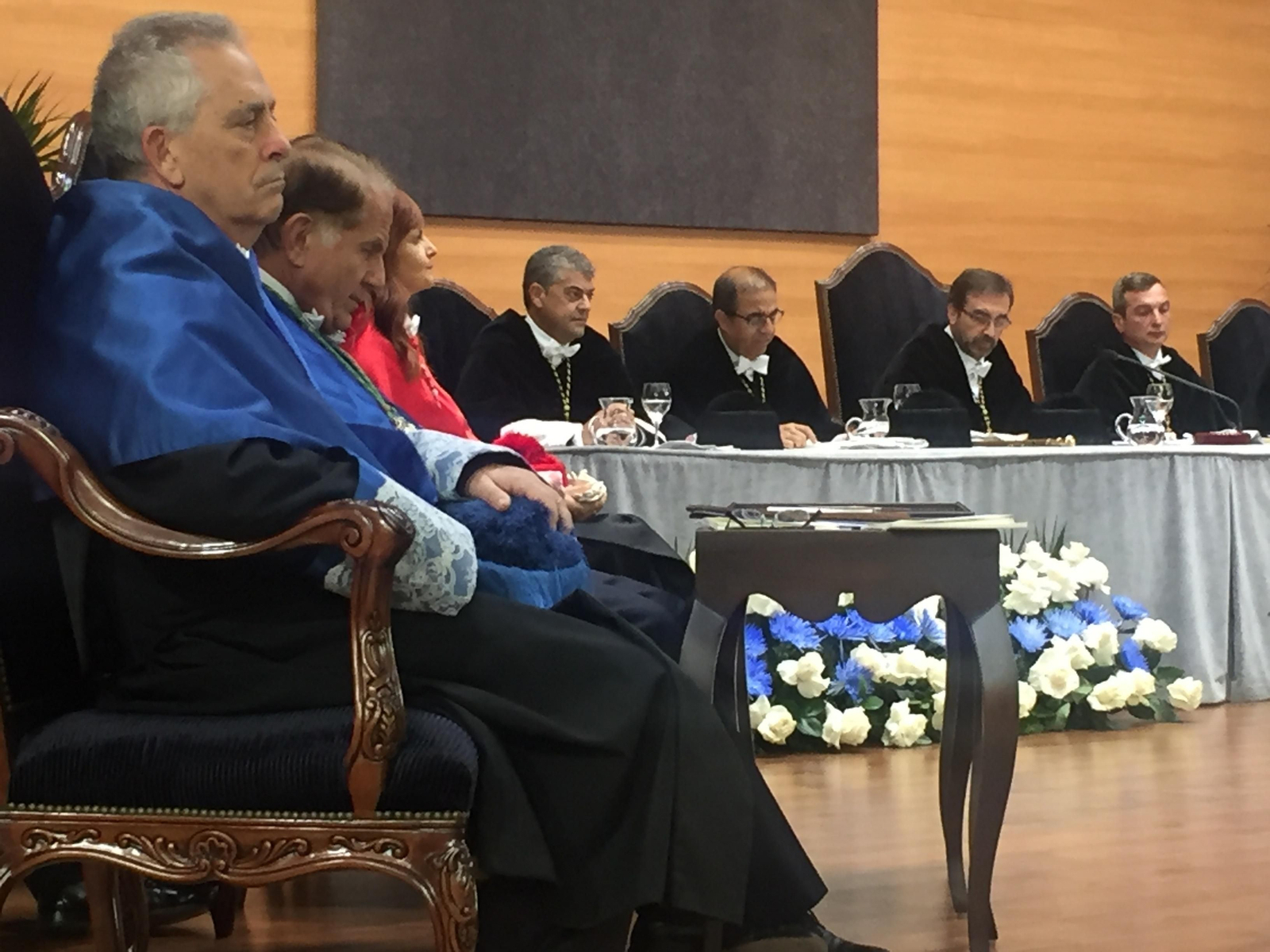 Antonio Pascual, investido doctor honoris causa por la Universidad de Jaén