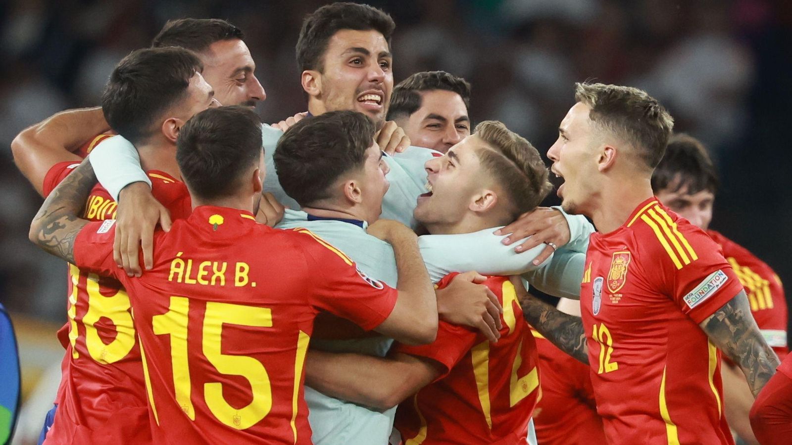 Las mejores fotos del título de España ante Inglaterra