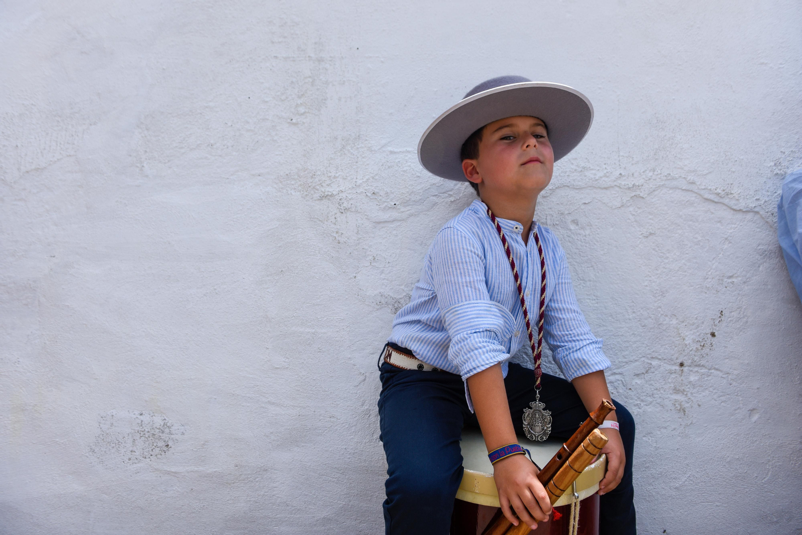 El paso de las Hermandades de Coria y La Puebla del Río por Villamanrique, en imágenes