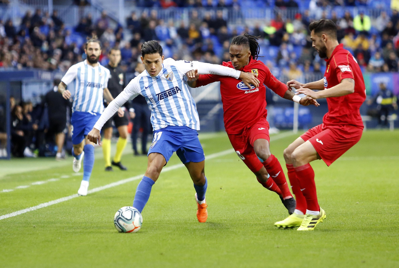 Renato Santos, ante el Fuenlabrada.