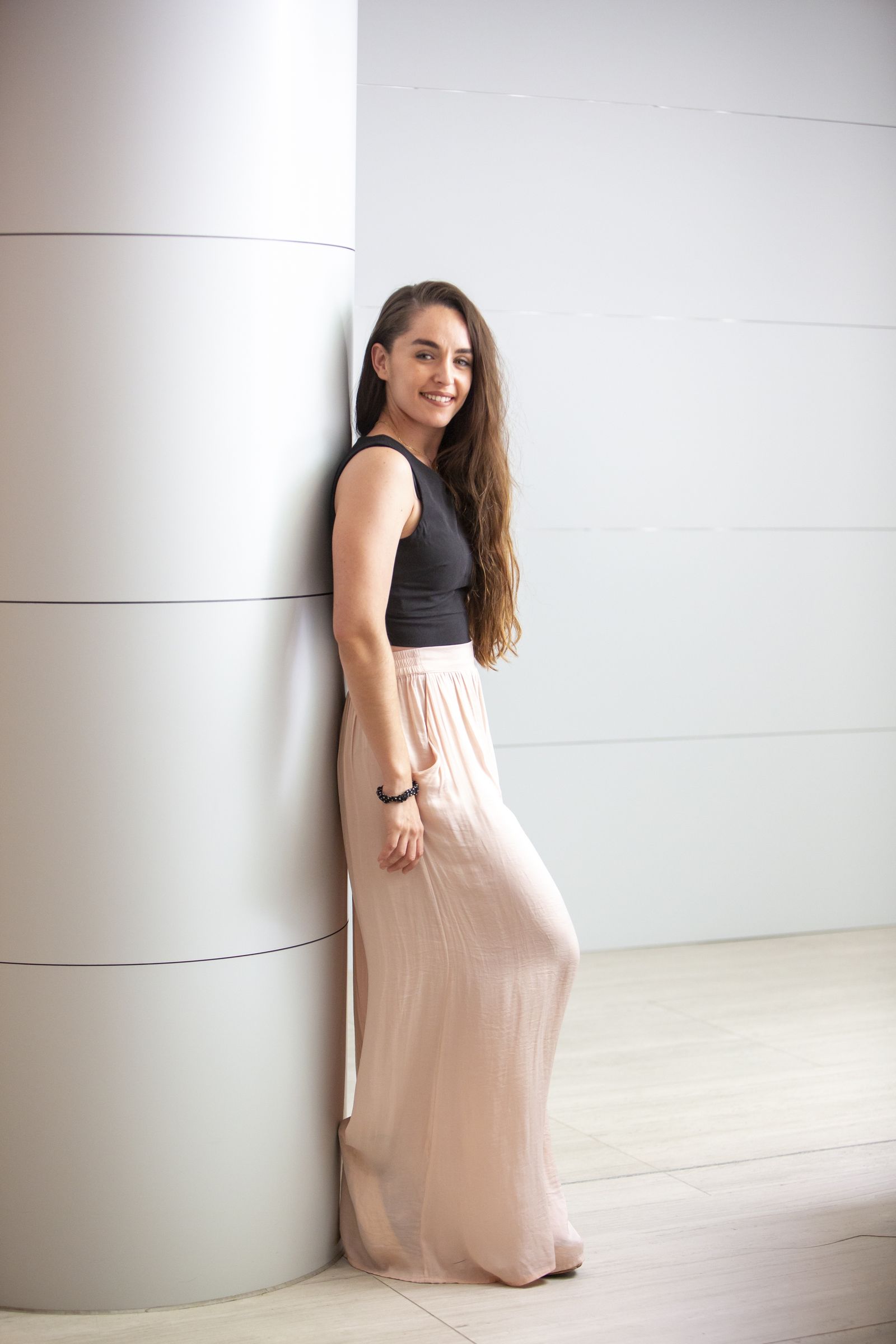 La bailaora sevillana en un momento de la presentación del Flamenco Festival en Sevilla.