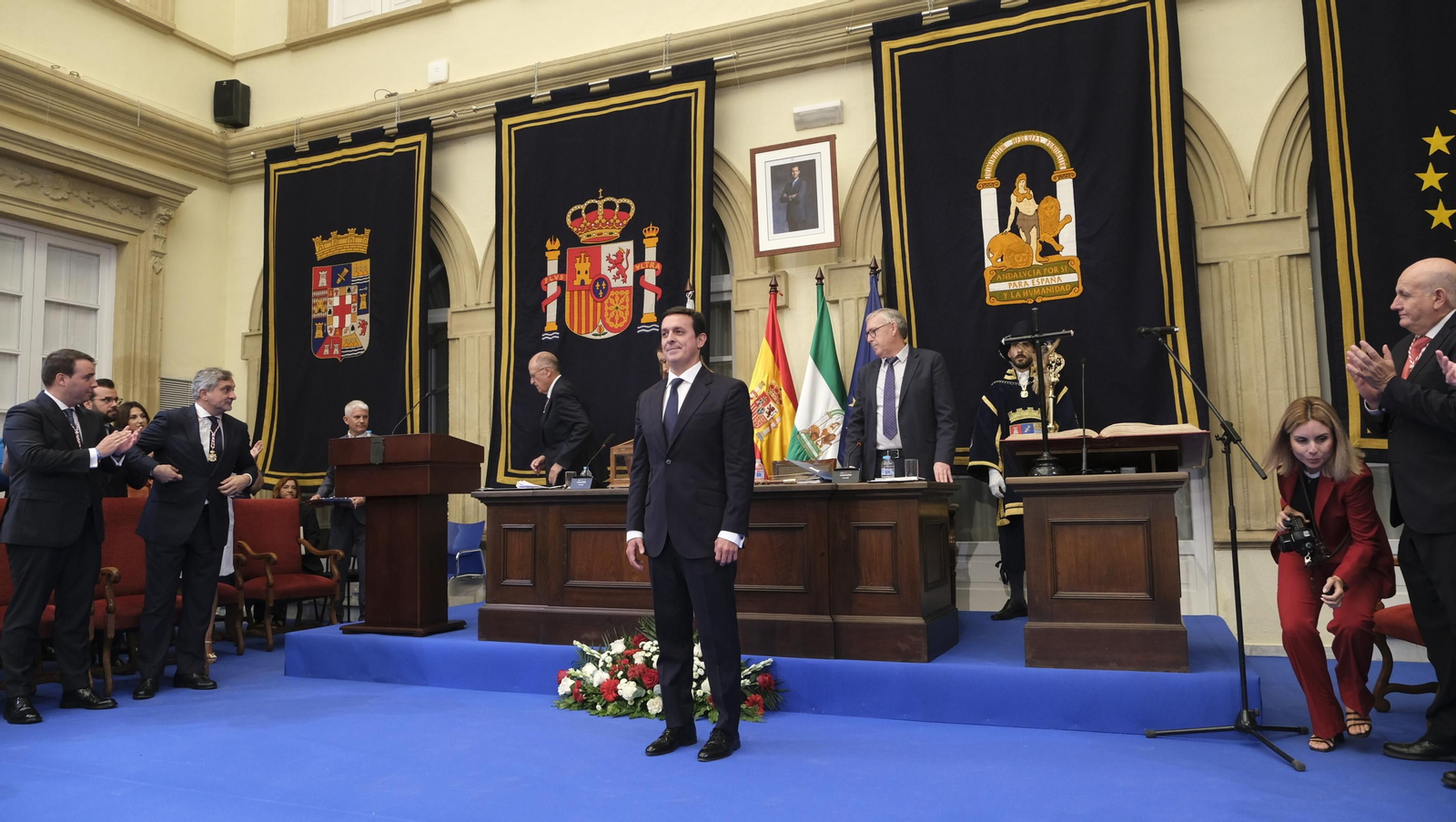 Imágenes del acto de constitución de la Diputación de Almería