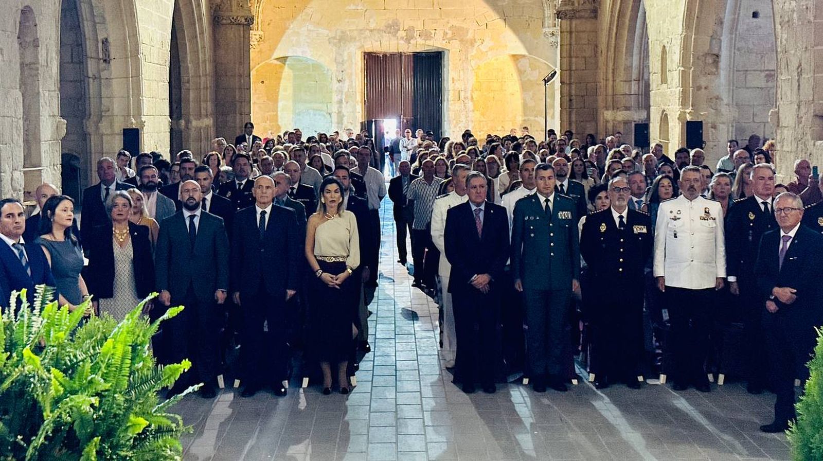 Una imagen del acto celebrado en el Monasterio de La Victoria.