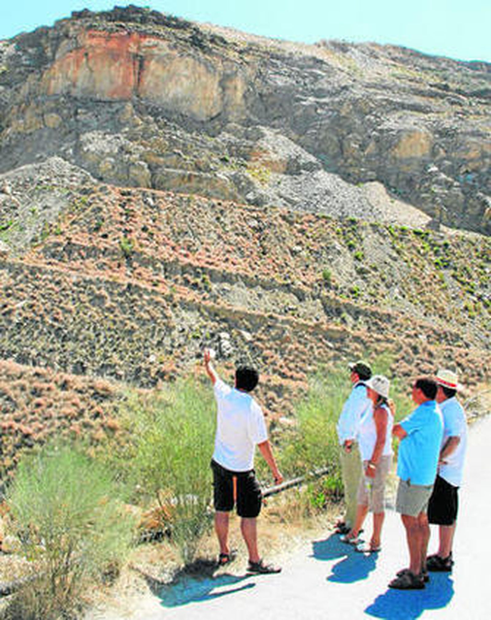 Almanzora Tour durante un ruta por el parque minero de Macael.