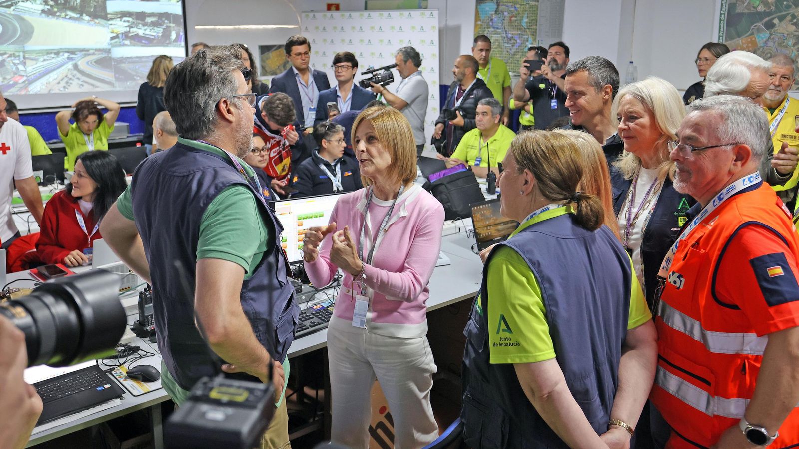 Imágenes de la visita al CECOR en el Circuito de Jerez - Ángel Nieto