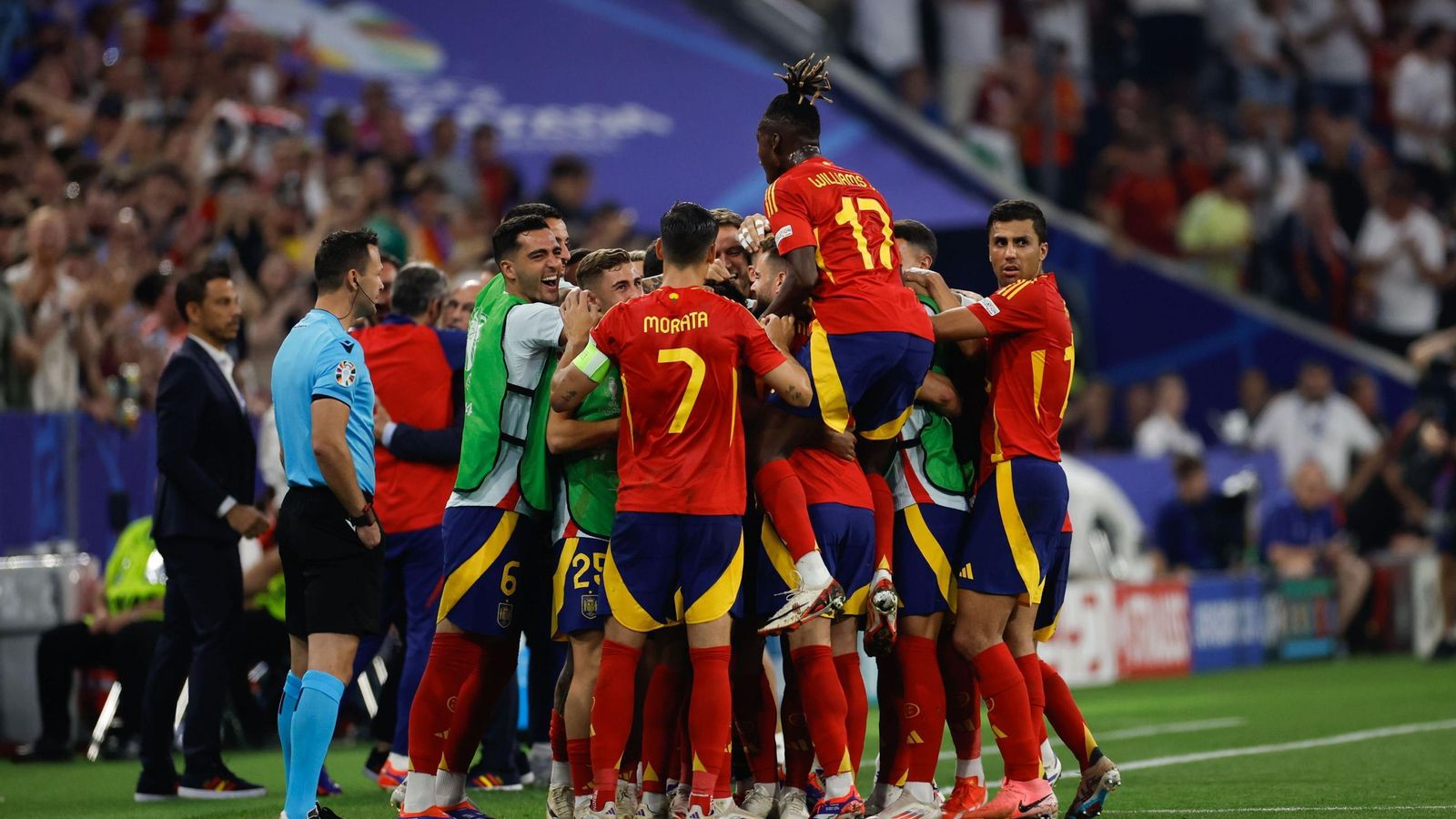 Las mejores imágenes del España - Francia