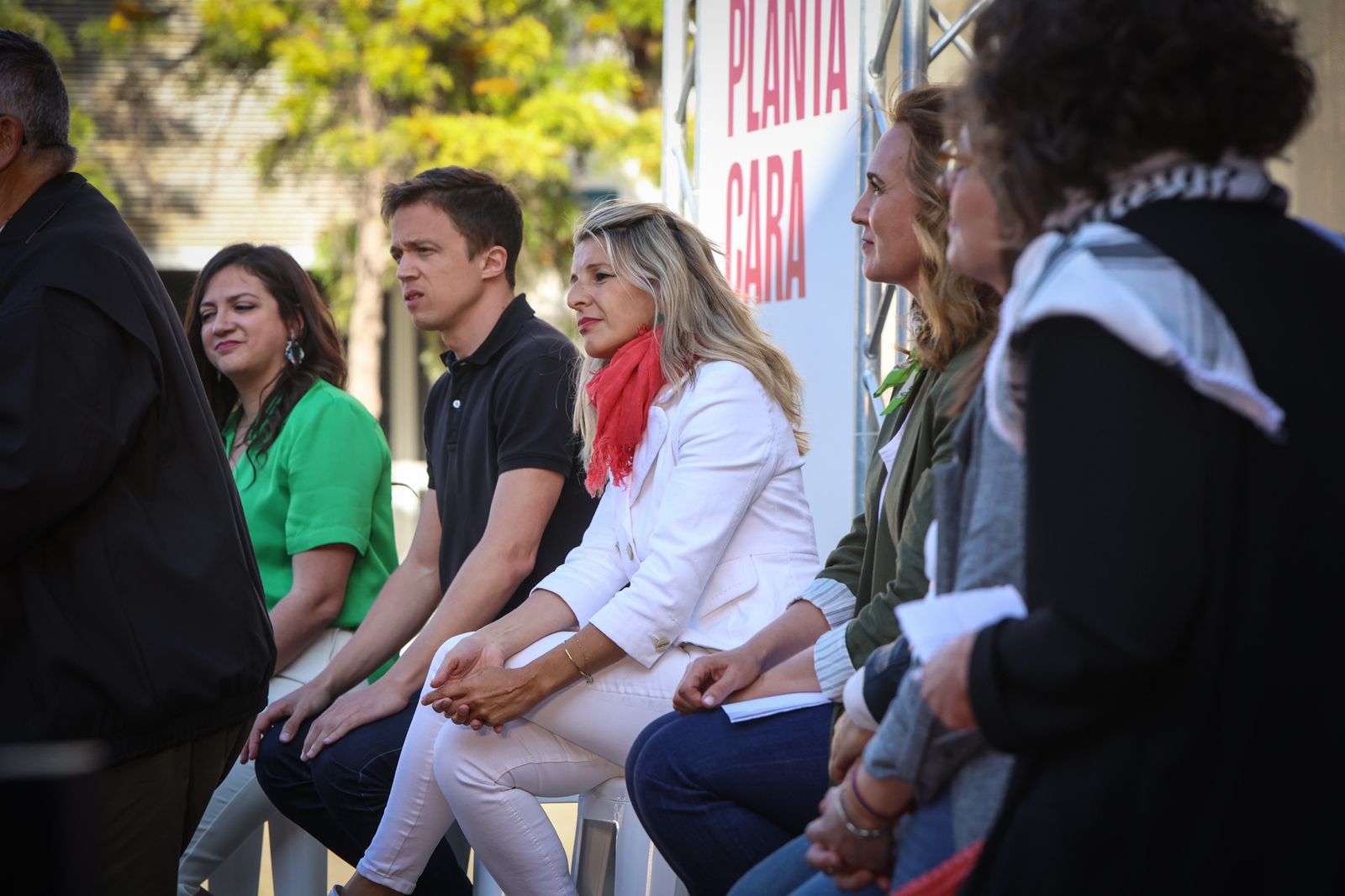 Imágenes del mitin de SUMAR con Yolanda Díaz en Jerez