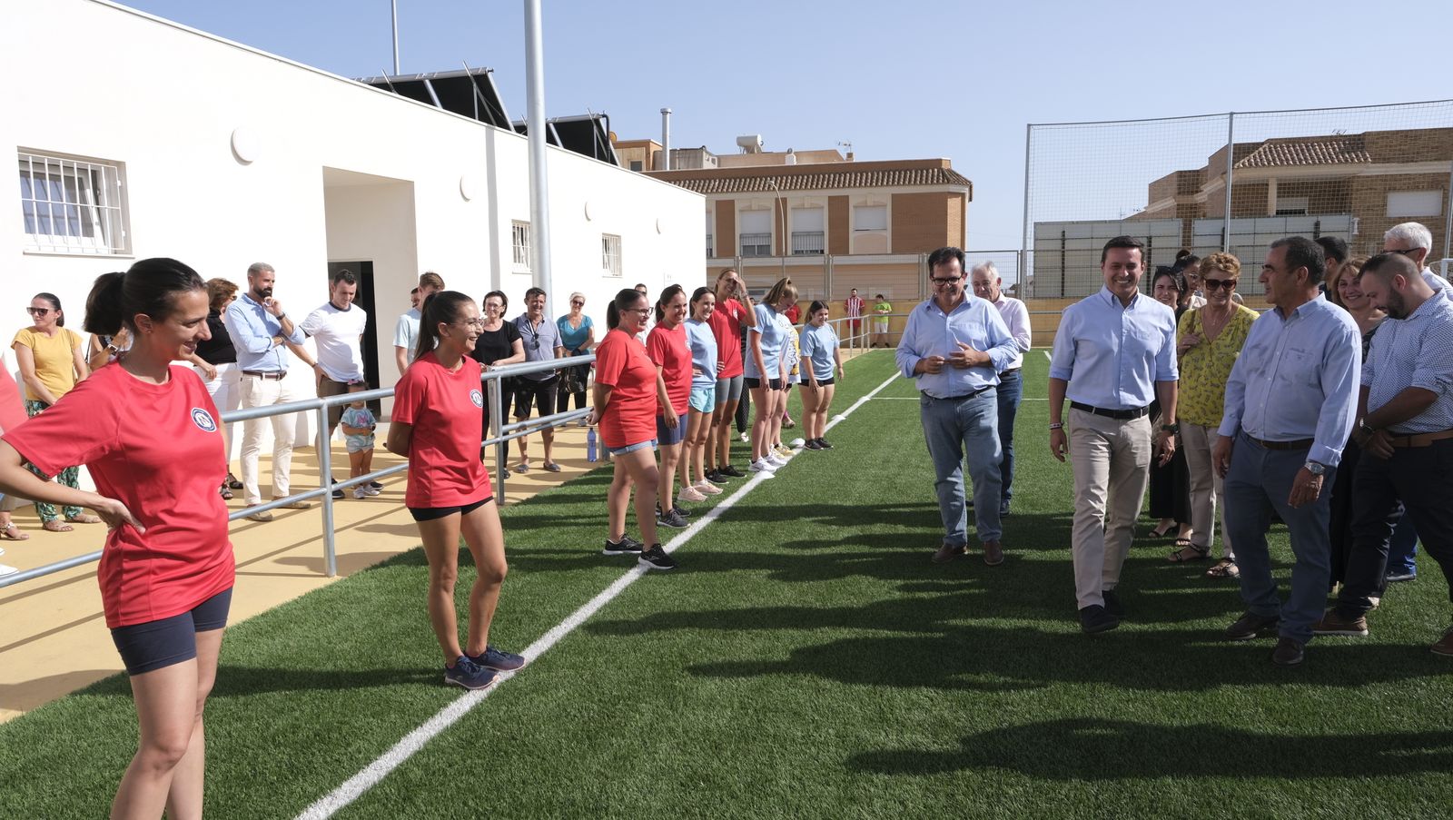 Imágenes de la inauguración de las nuevas instalaciones deportivas de la Venta del Viso (La Mojonera)