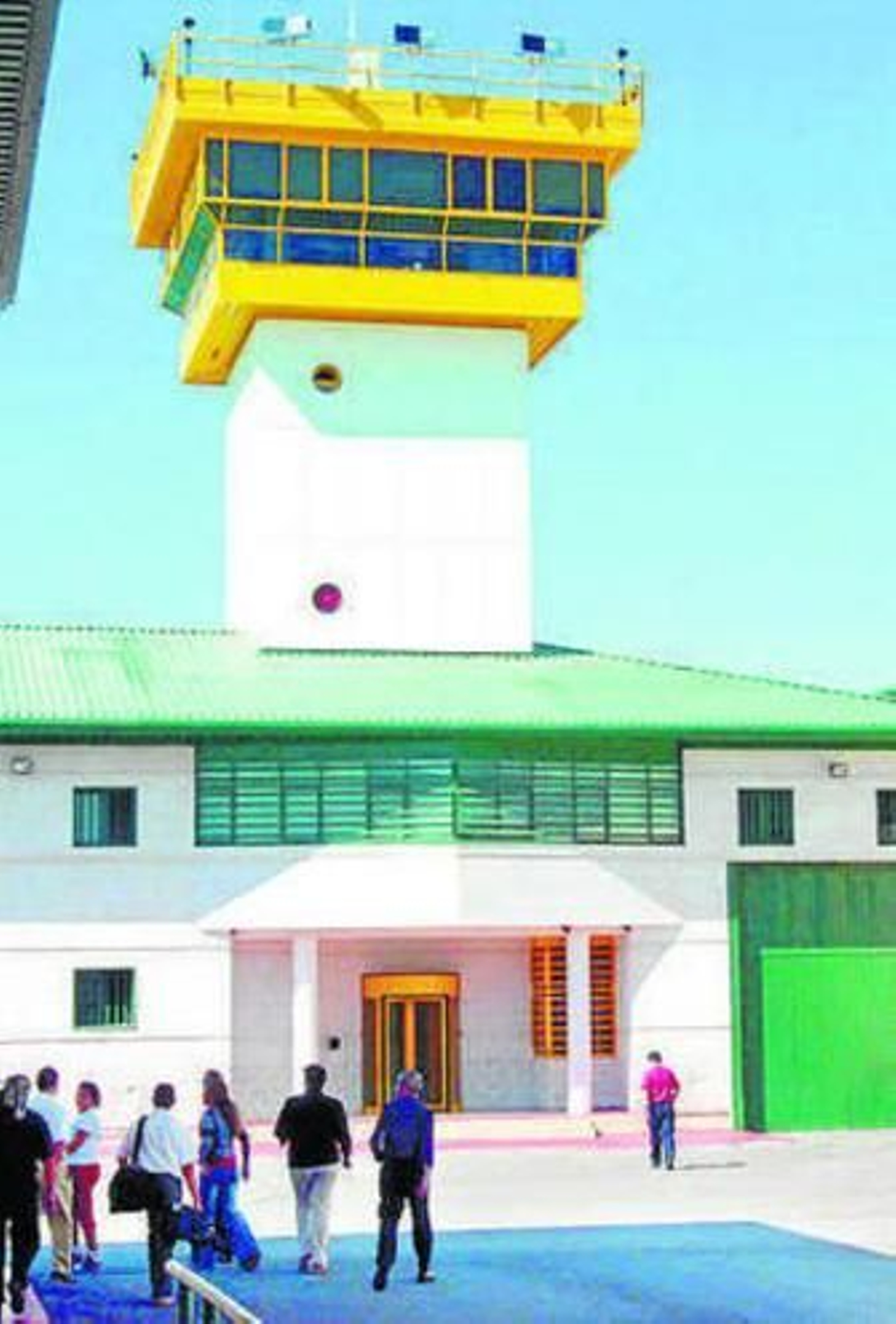 Patio interior de la prisión provincial.