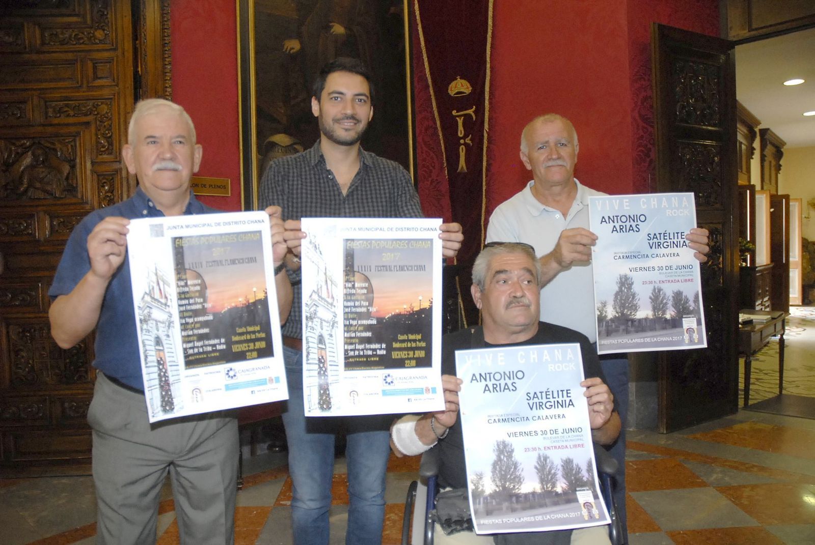 La presentación de las fiestas tuvo lugar en el Ayuntamiento de Granada.