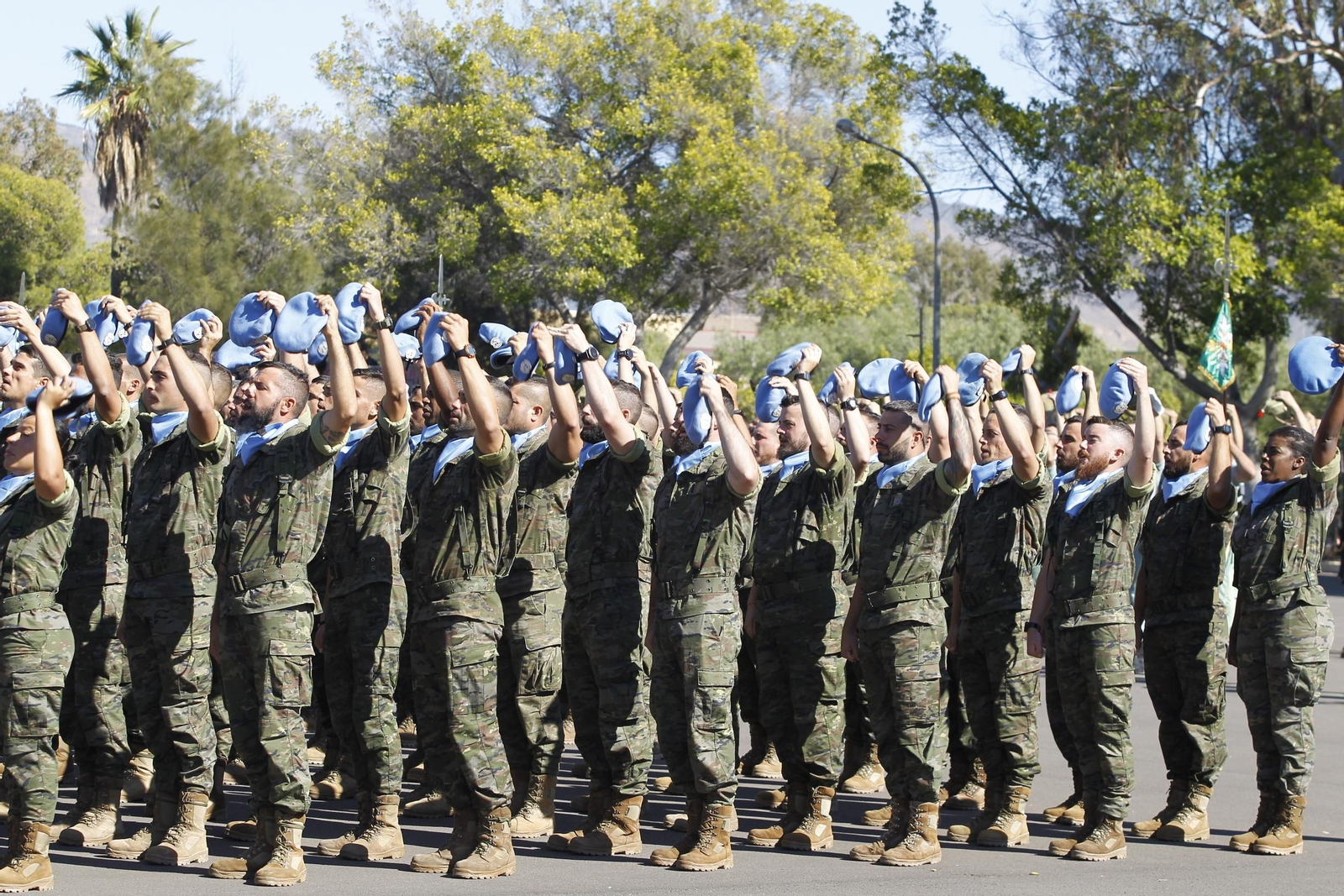 Fotogalería despedida contigente de La Legión con destino Líbano
