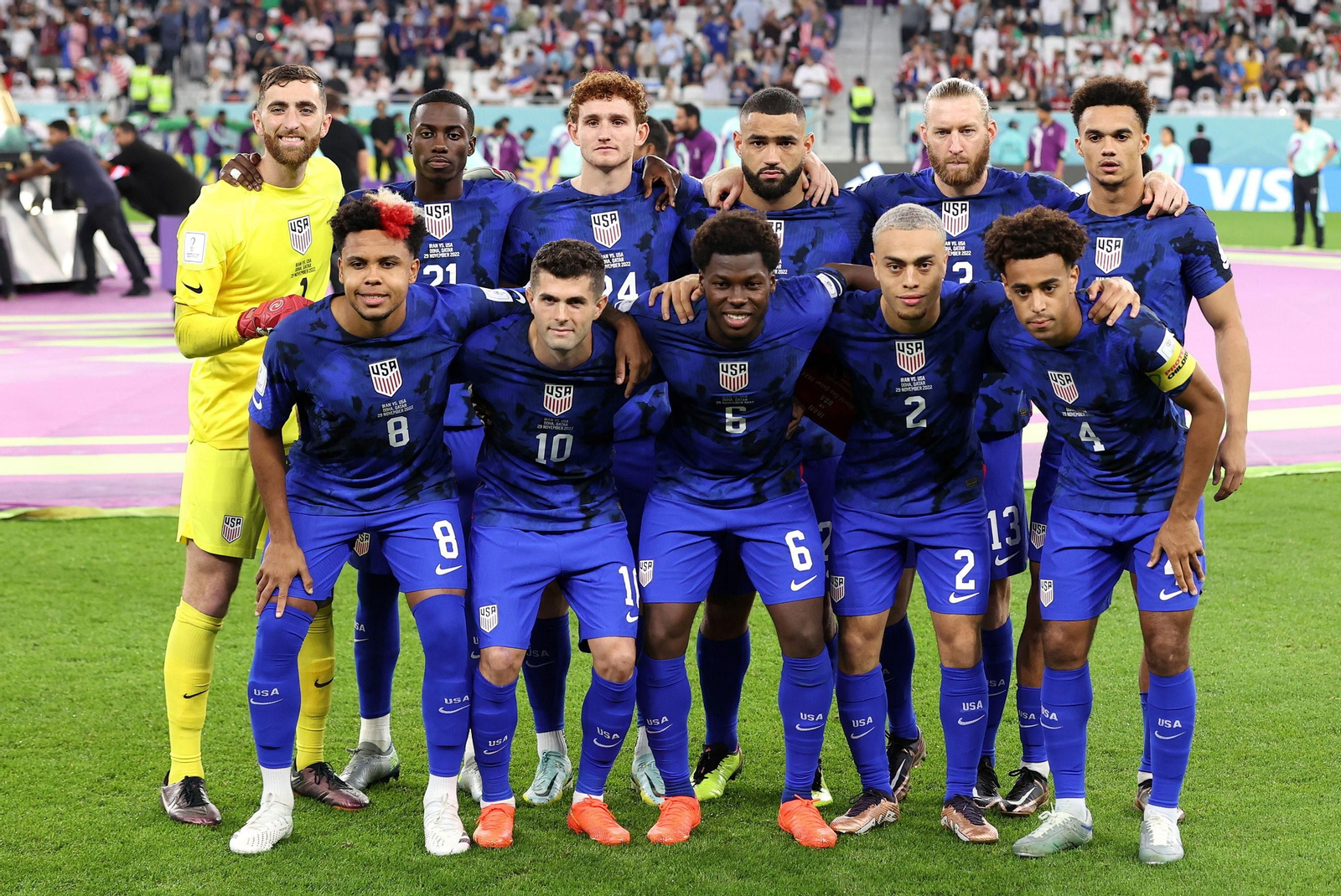 Las imágenes del Irán - Estados Unidos del Mundial de Qatar