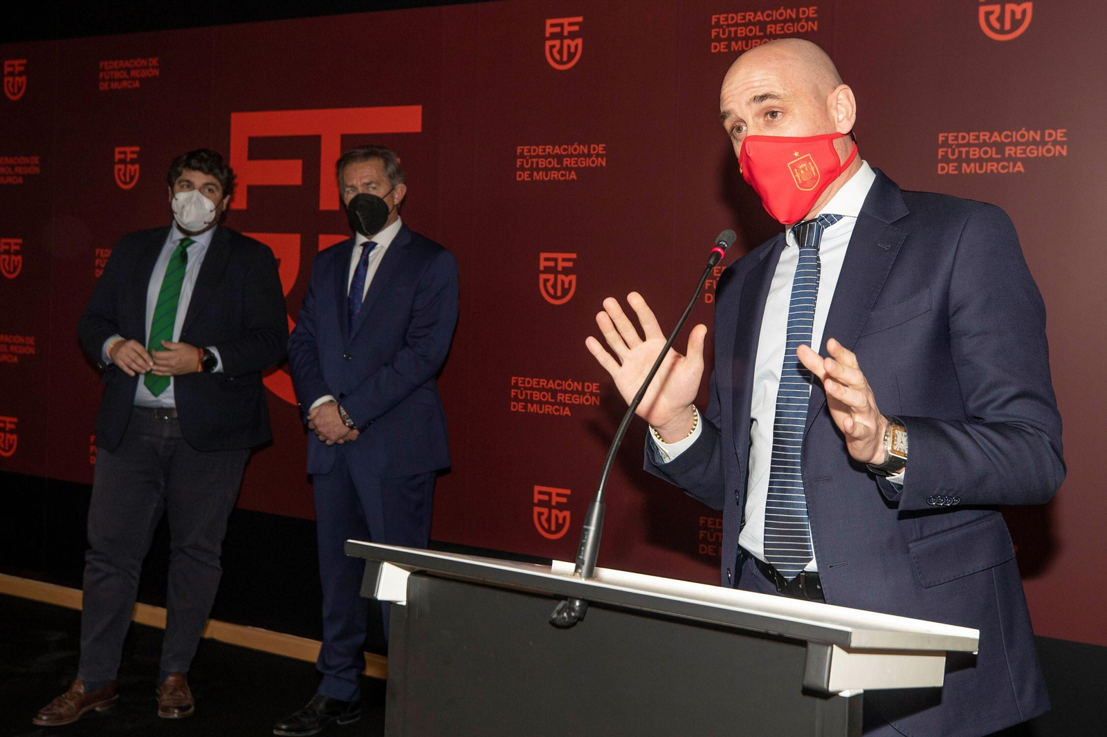 Luis Rubiales, en un acto de la Federación.