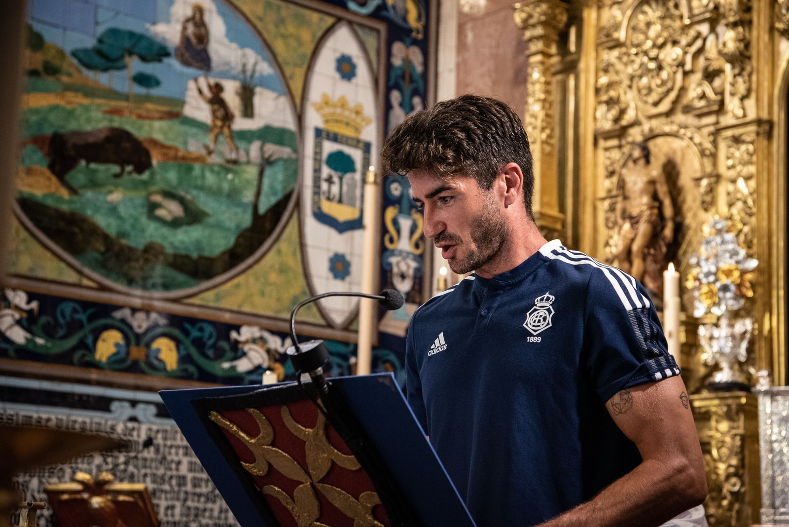 Imágenes de las ofrendas institucionales a la Virgen de La Cinta