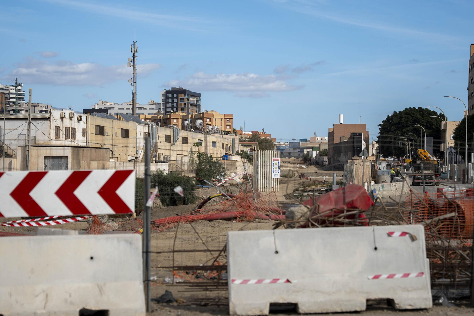 Así avanzan las obras del soterramiento ferroviario en Almería