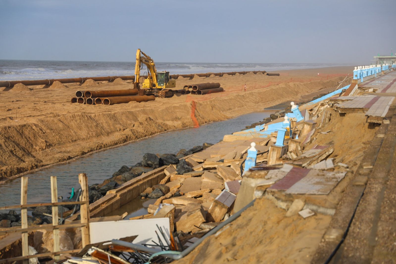 Fotografías de las zonas más perjudicadas de Matalascañas tras los últimos temporales