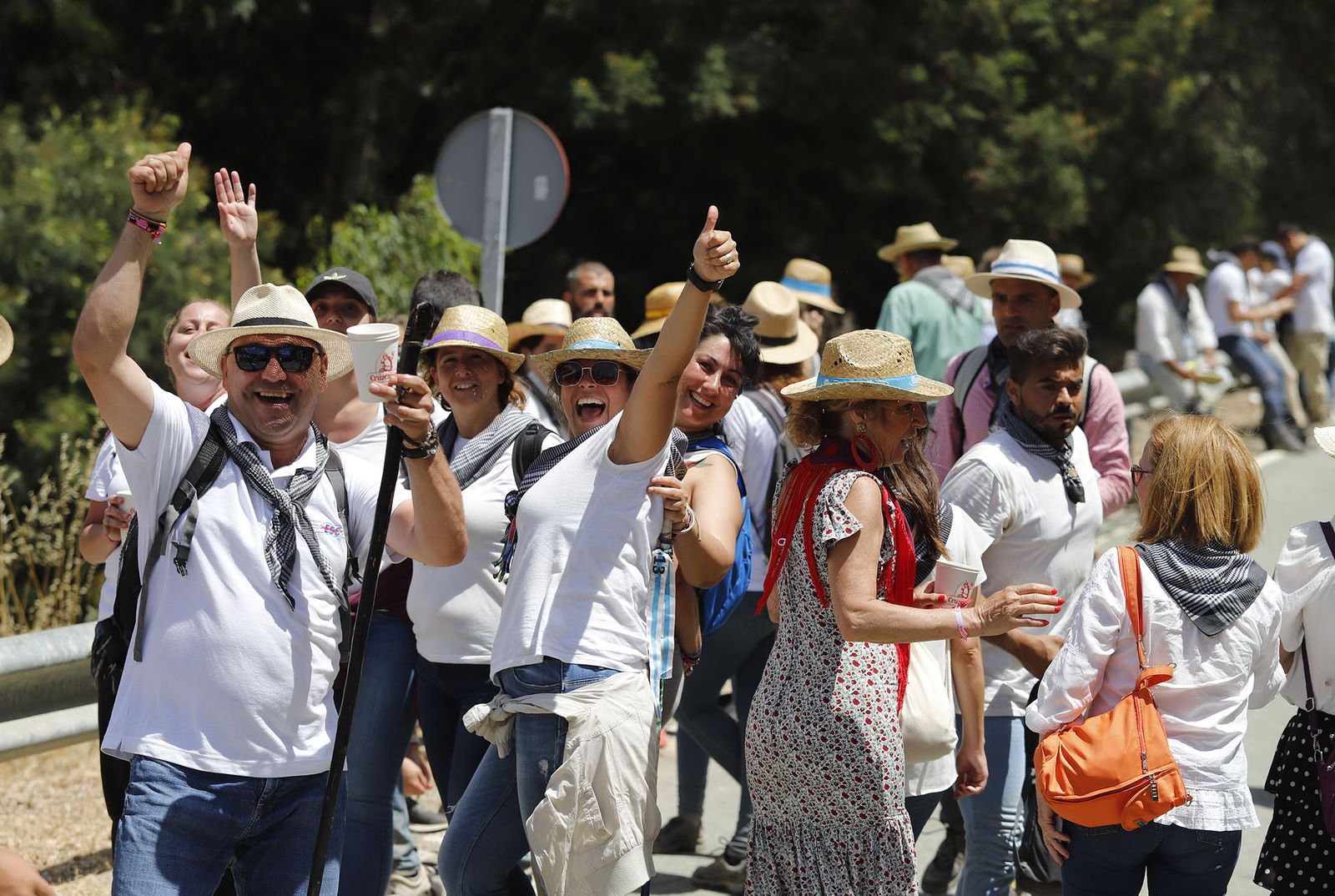 Todos los peregrinos de la Hermandad de Huelva, en imágenes