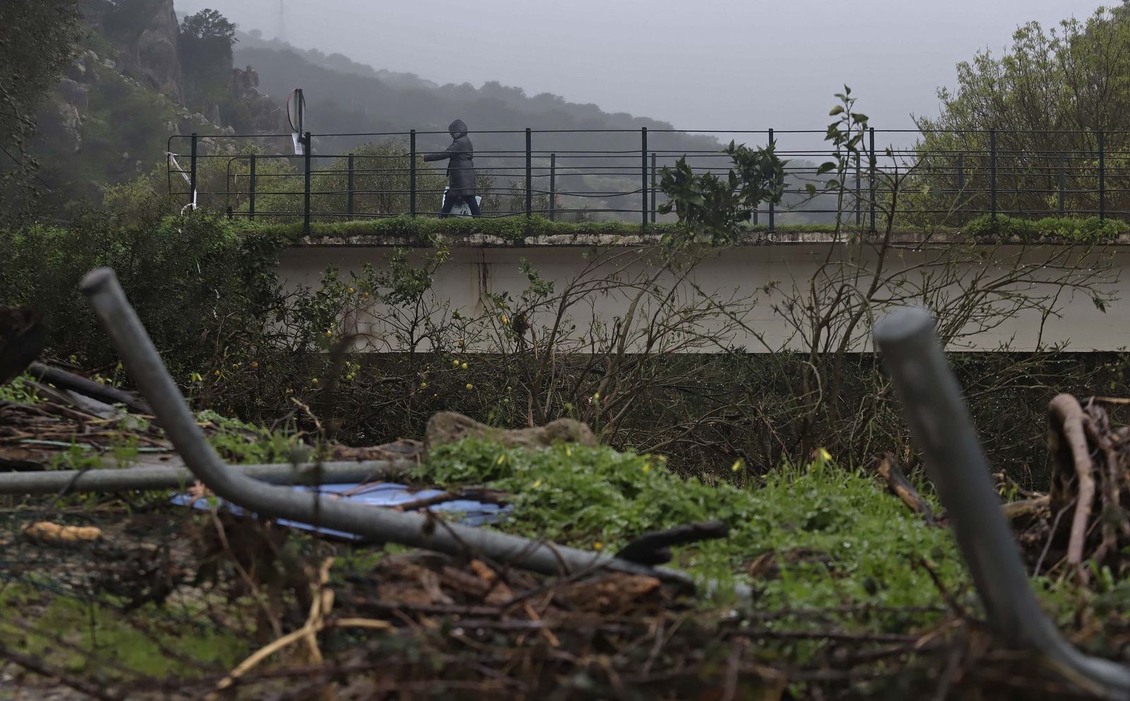 Fotos de los desperfectos provocados por las borrascas en Jimena de la Frontera
