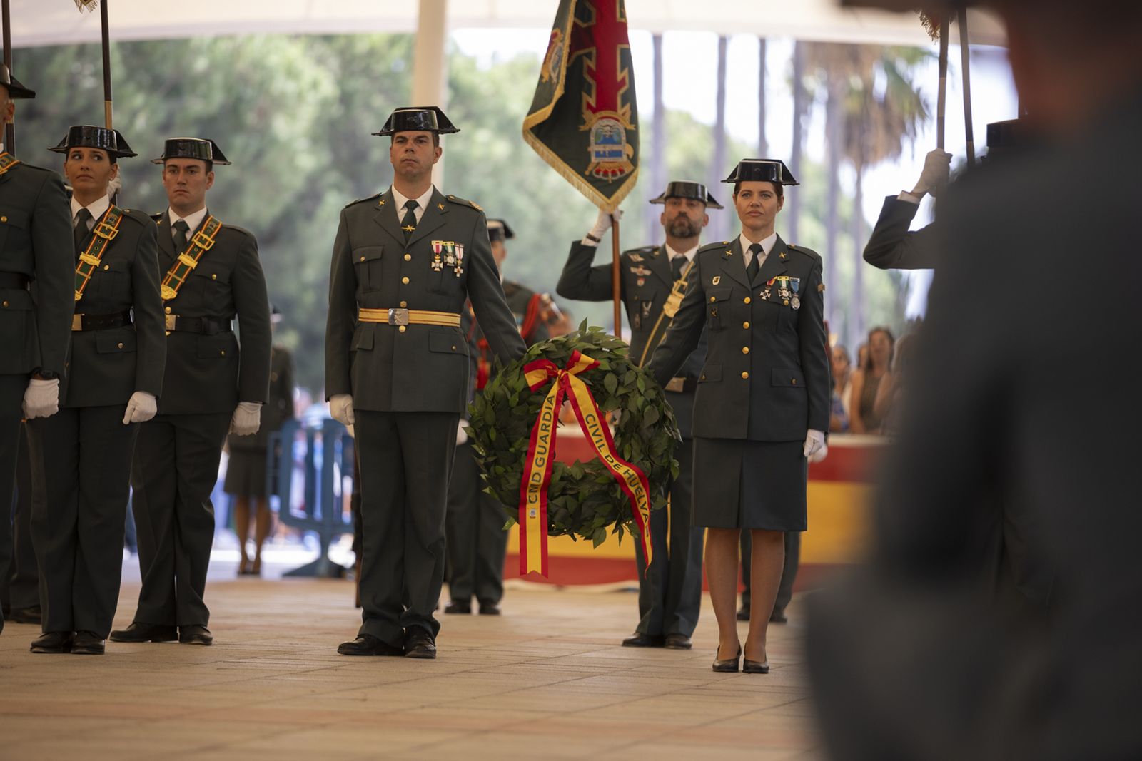 Imágenes de los actos de celebración de la festividad de la patrona de la Guardia Civil, la Virgen del Pilar.