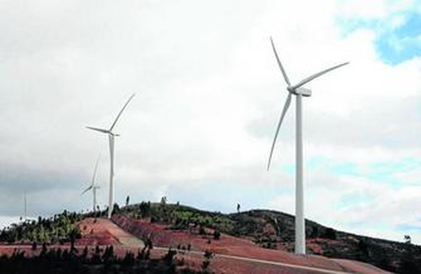 Complejo eólico del Andévalo, propiedad de Iberdrola.