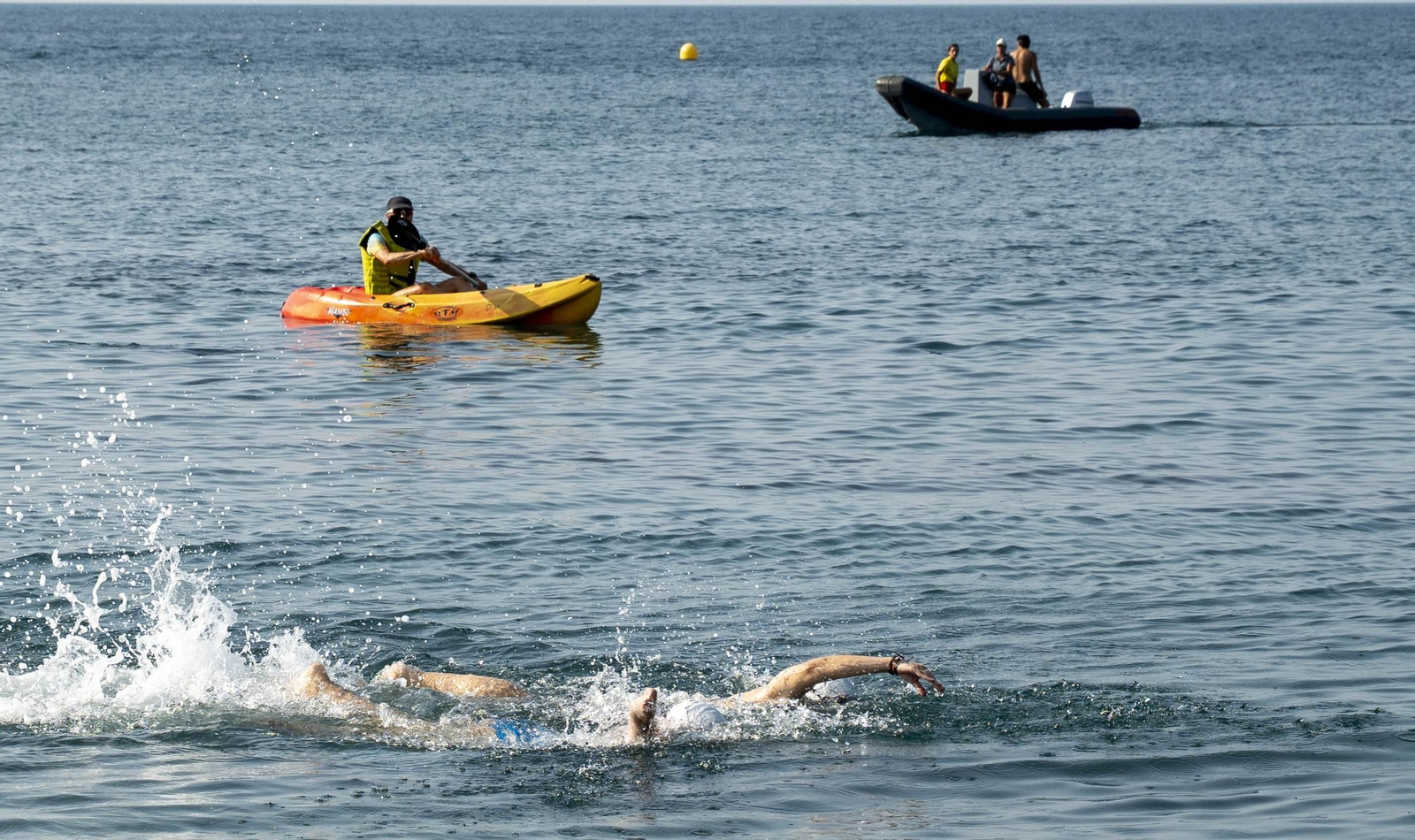 Travesía a nado Carlos Tejada de Almería