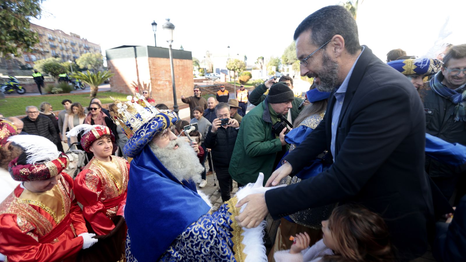 Las fotos de la recepción a los Reyes Magos en el ayuntamiento de La Línea
