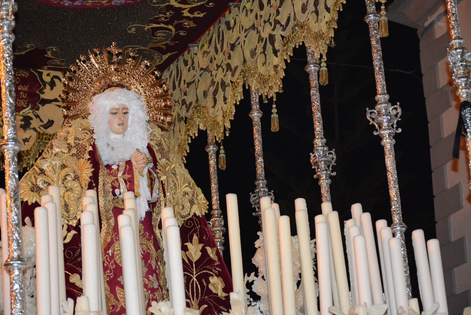Imágenes del Lunes Santo en la comarca