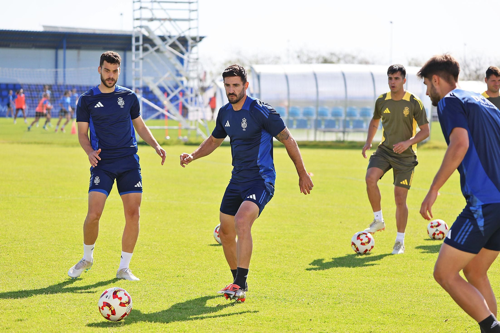 Imágenes del entrenamiento del Recreativo de Huelva