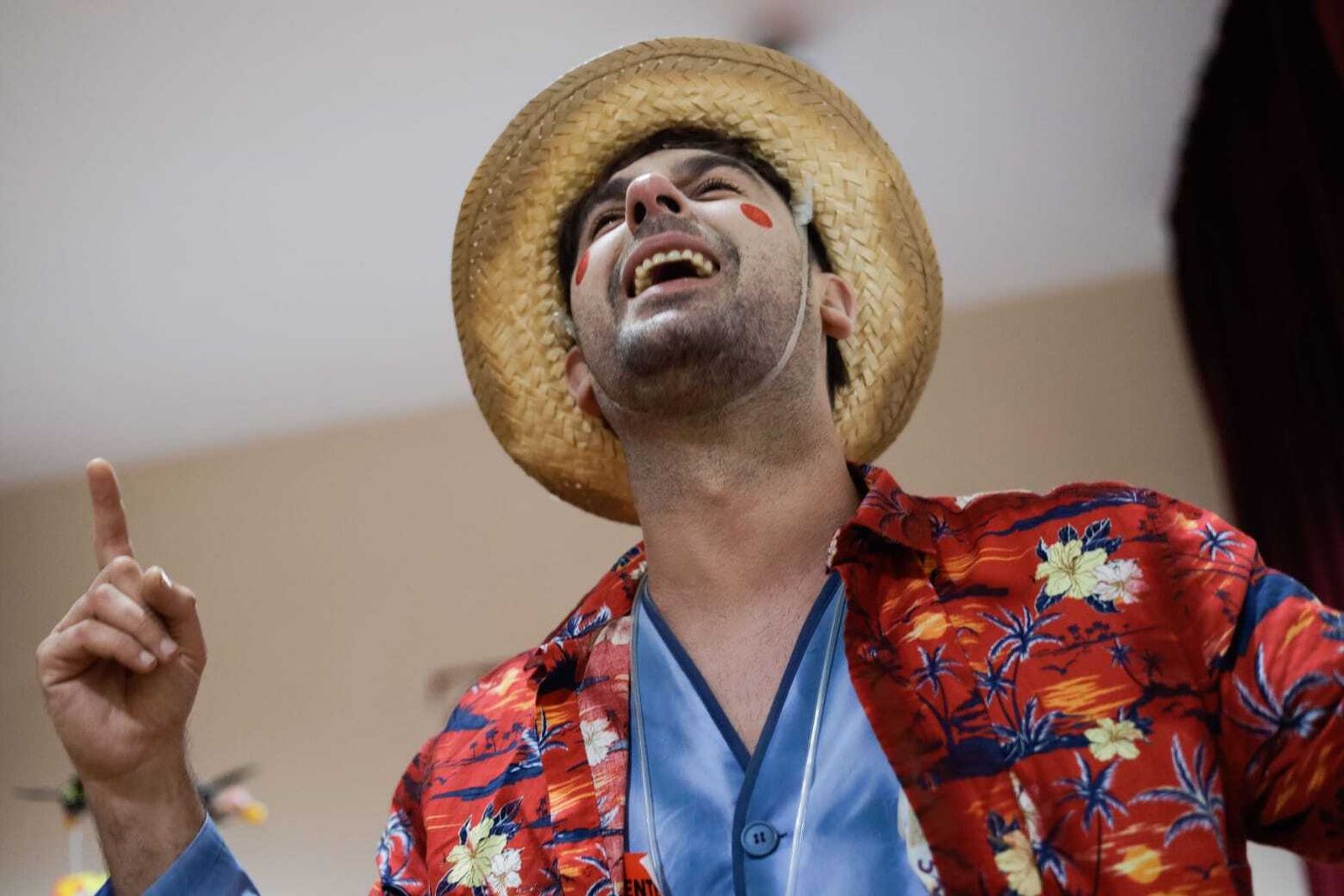 El ambiente en los camerinos del teatro