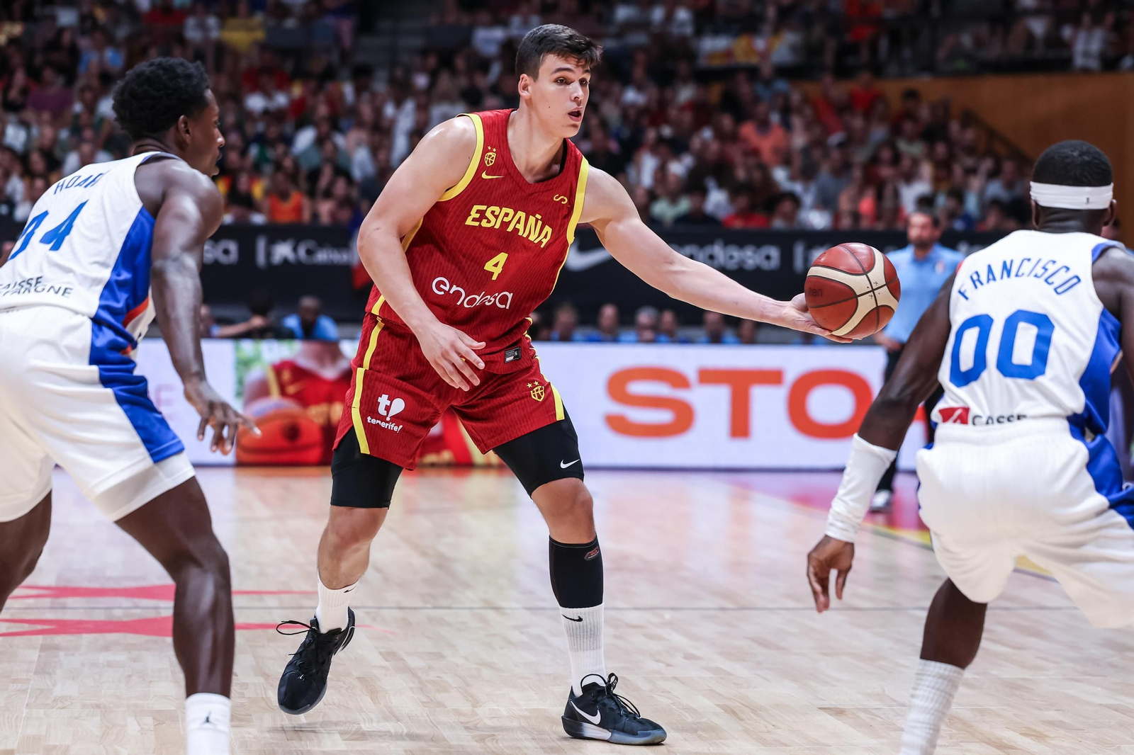 Las fotos del España - Francia de baloncesto