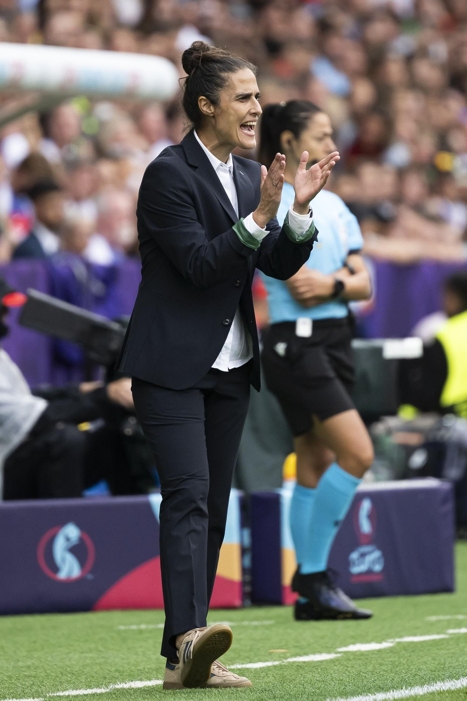 Las mejores imágenes de la final España - Inglaterra de la Eurocopa femenina