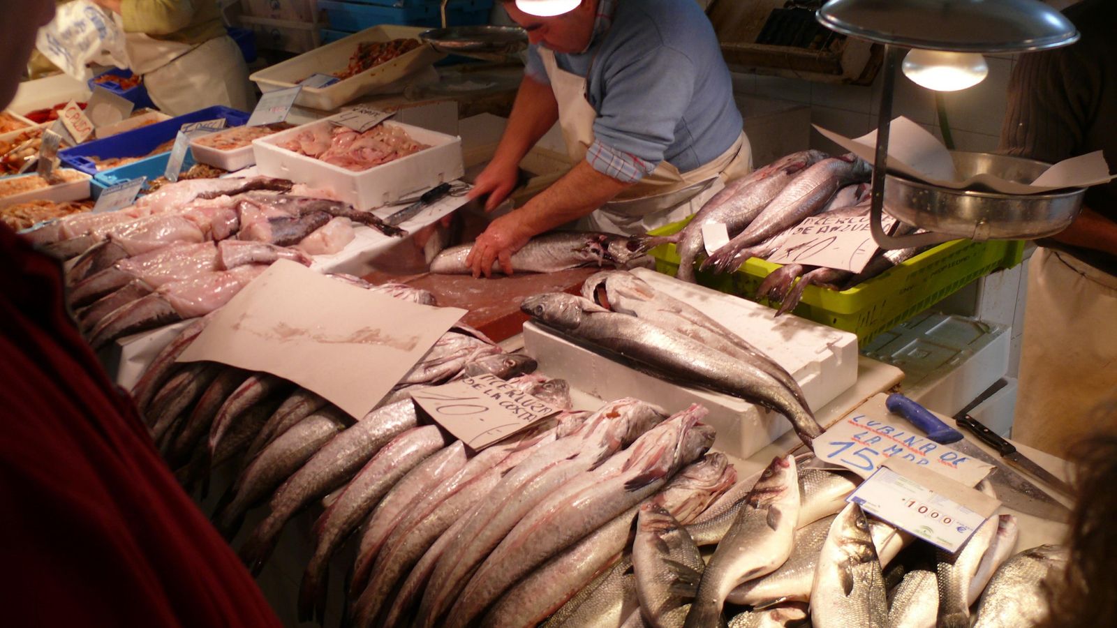 La pescadería, siempre atractiva.