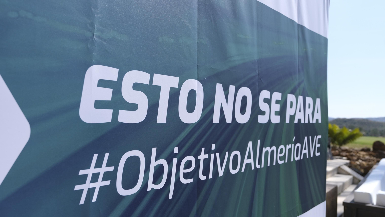 Fotogalería acto reivindicación del AVE en Vera. Almería