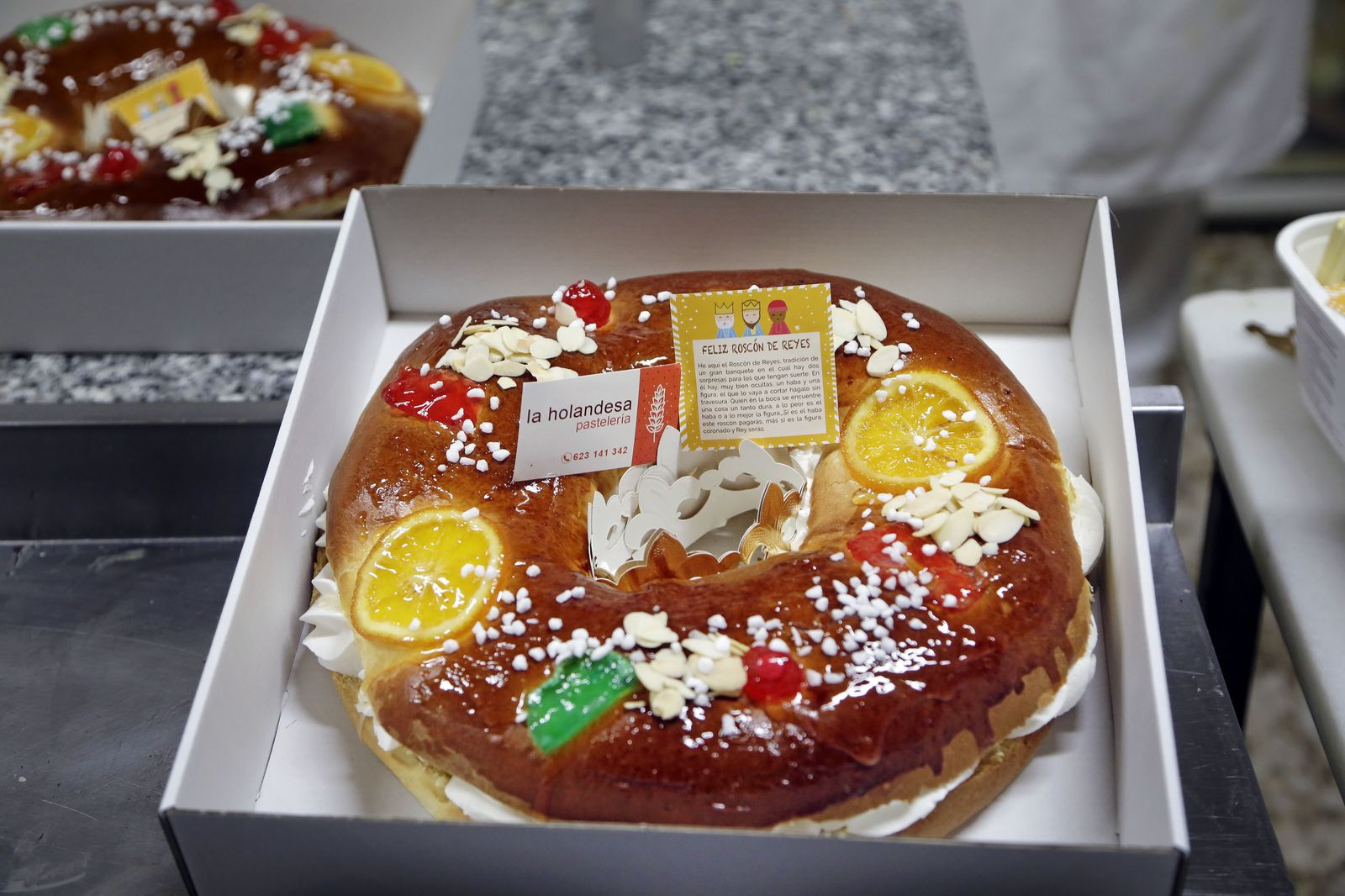 Roscón de Reyes de la Pastelería La Holandesa