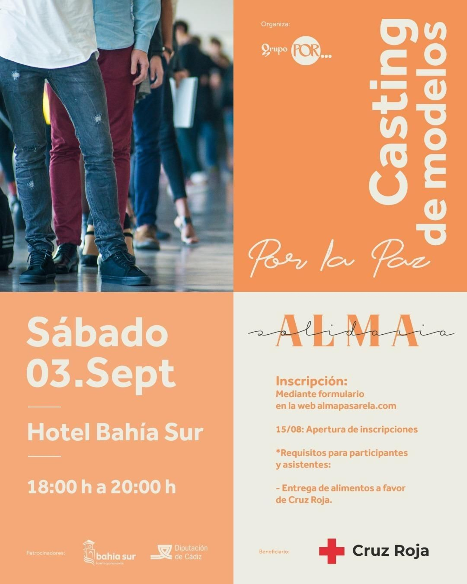 Cartel de la gala solidaria del Grupo Por...