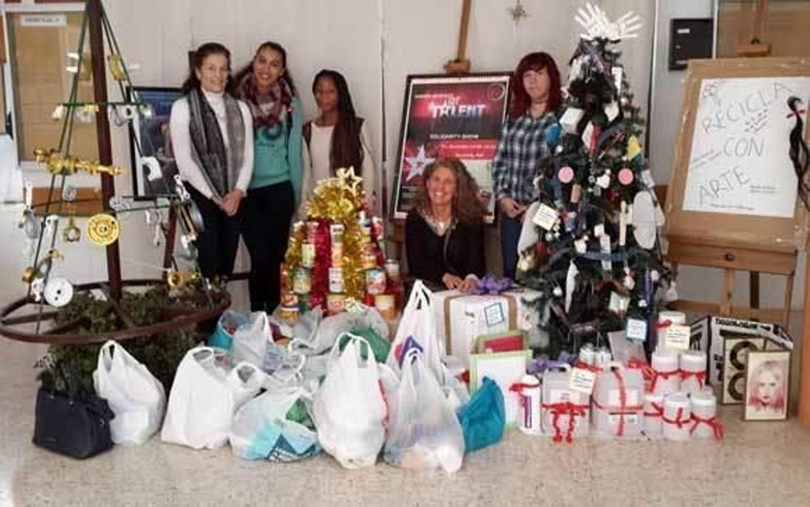 Alimentos recogidos en el IES Andrés Benítez.