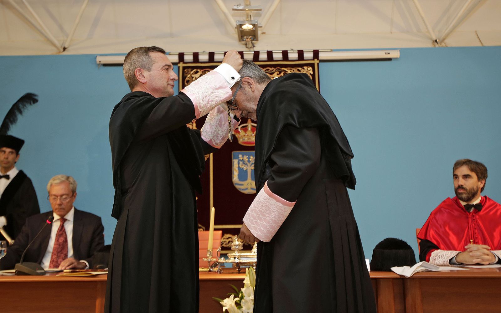 Toma de posesión de Francisco Piniella como rector de la UCA.