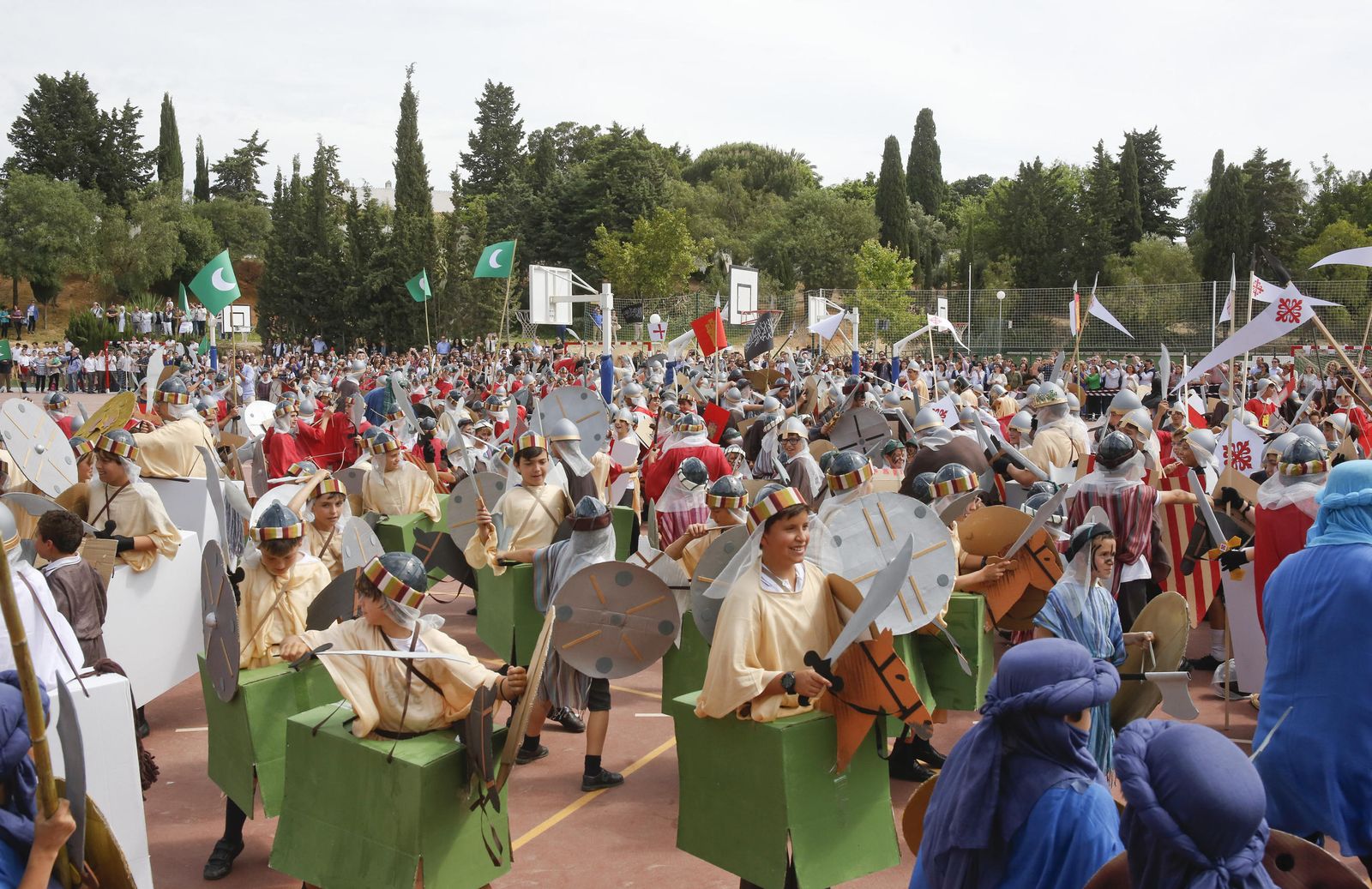 La Batalla de las Navas de Tolosa escenificada por los alumnos de El Romeral