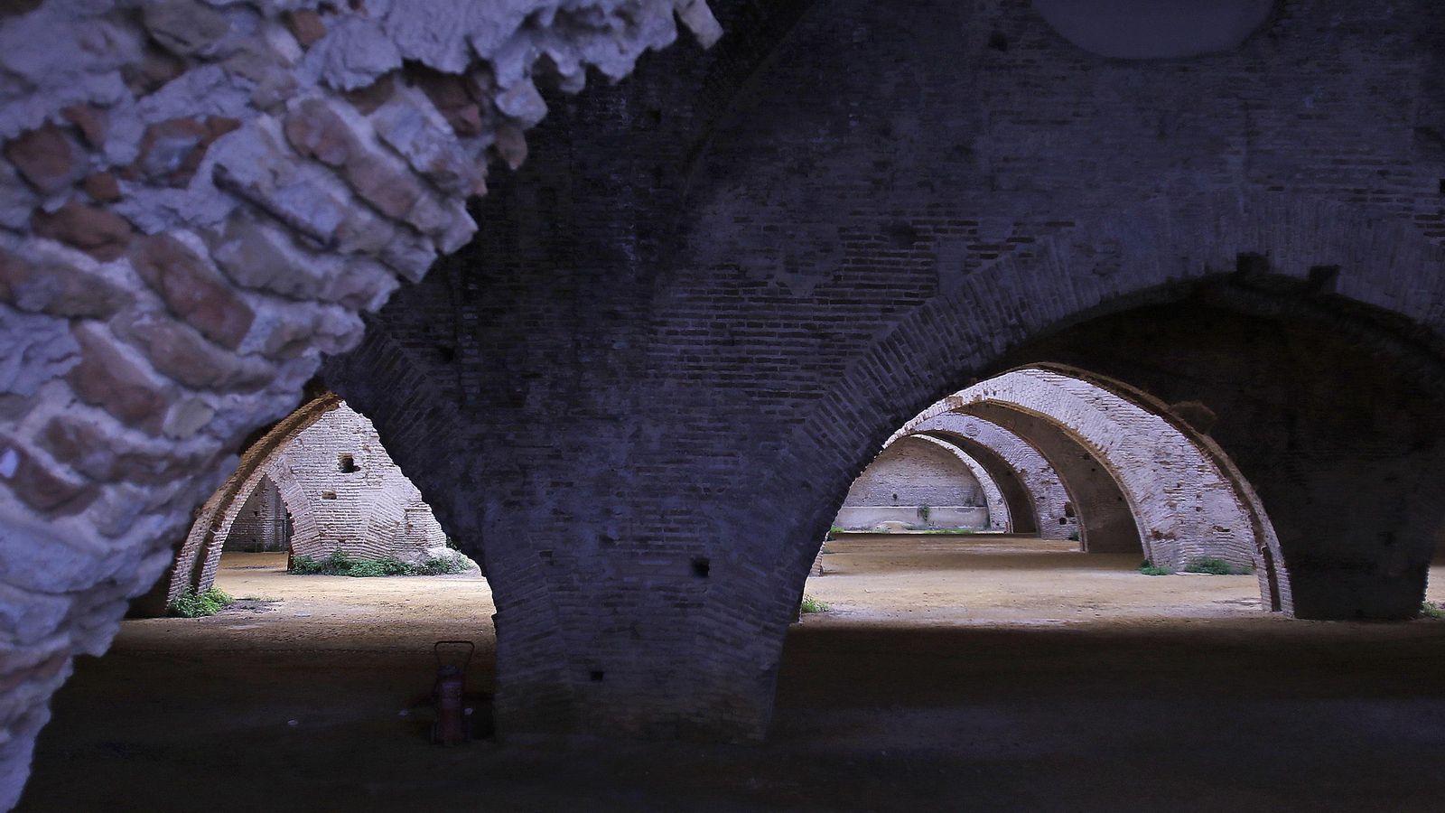 El interior de las Atarazanas.