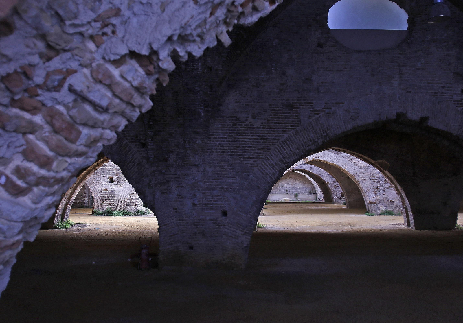 El interior de las Atarazanas.